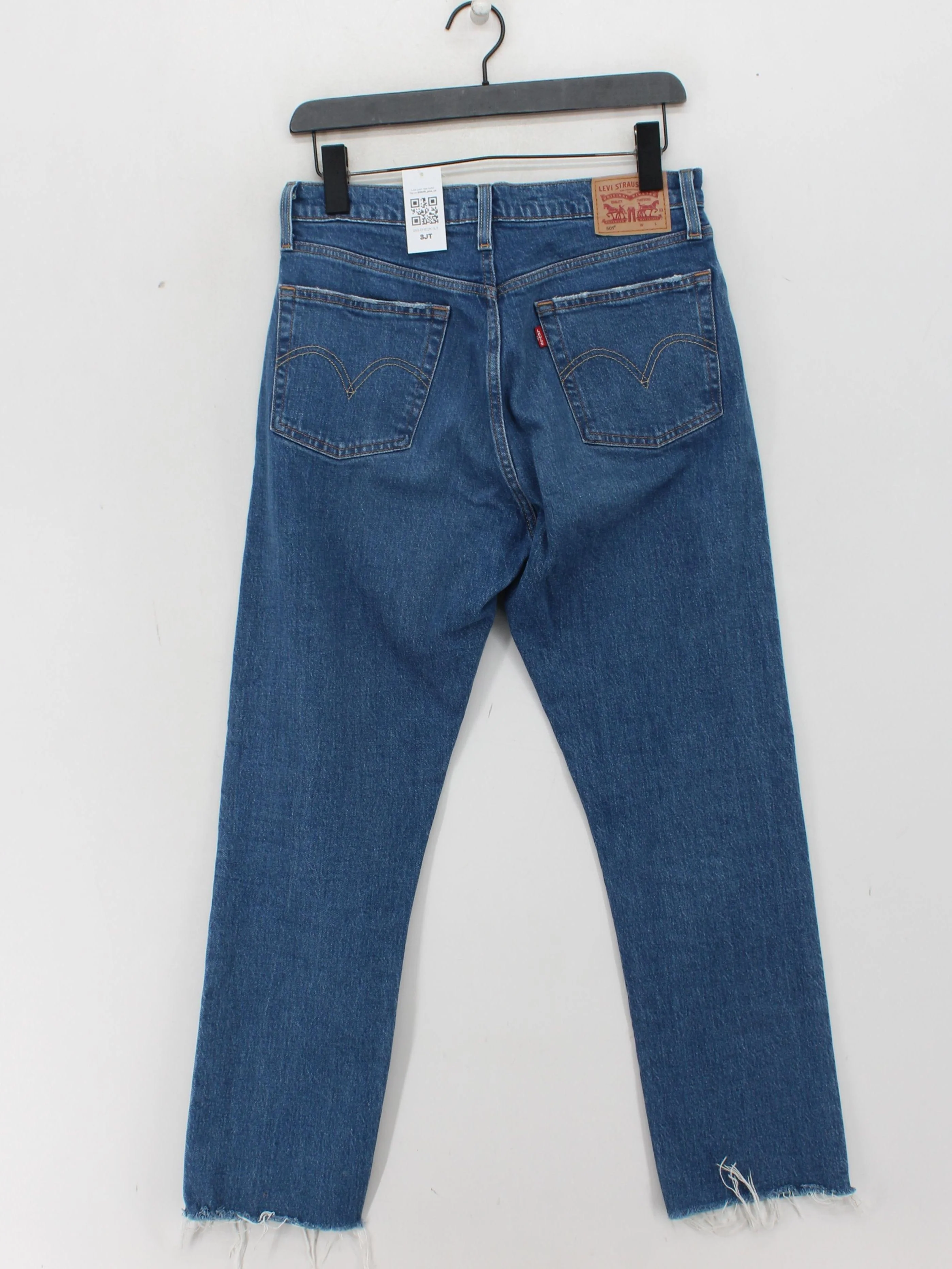 Levi’s Women's Jeans W 30 in Blue Cotton with Elastane Straight - Image 2