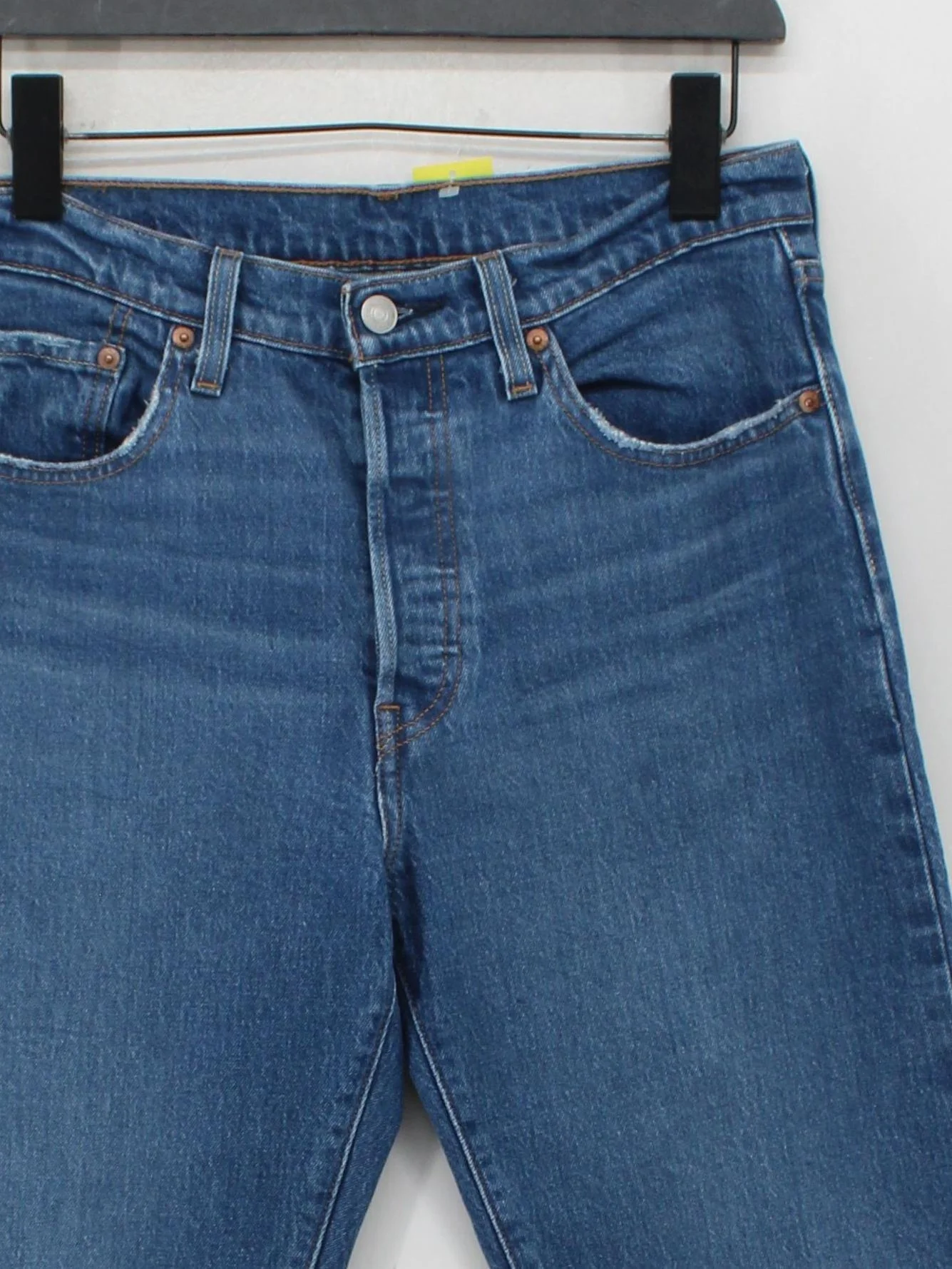 Levi’s Women's Jeans W 30 in Blue Cotton with Elastane Straight - Image 3