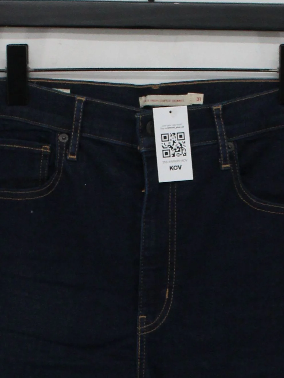 Levi’s Women's Jeans W 30 in Blue Cotton with Polyester, Elastane Skinny - Image 3