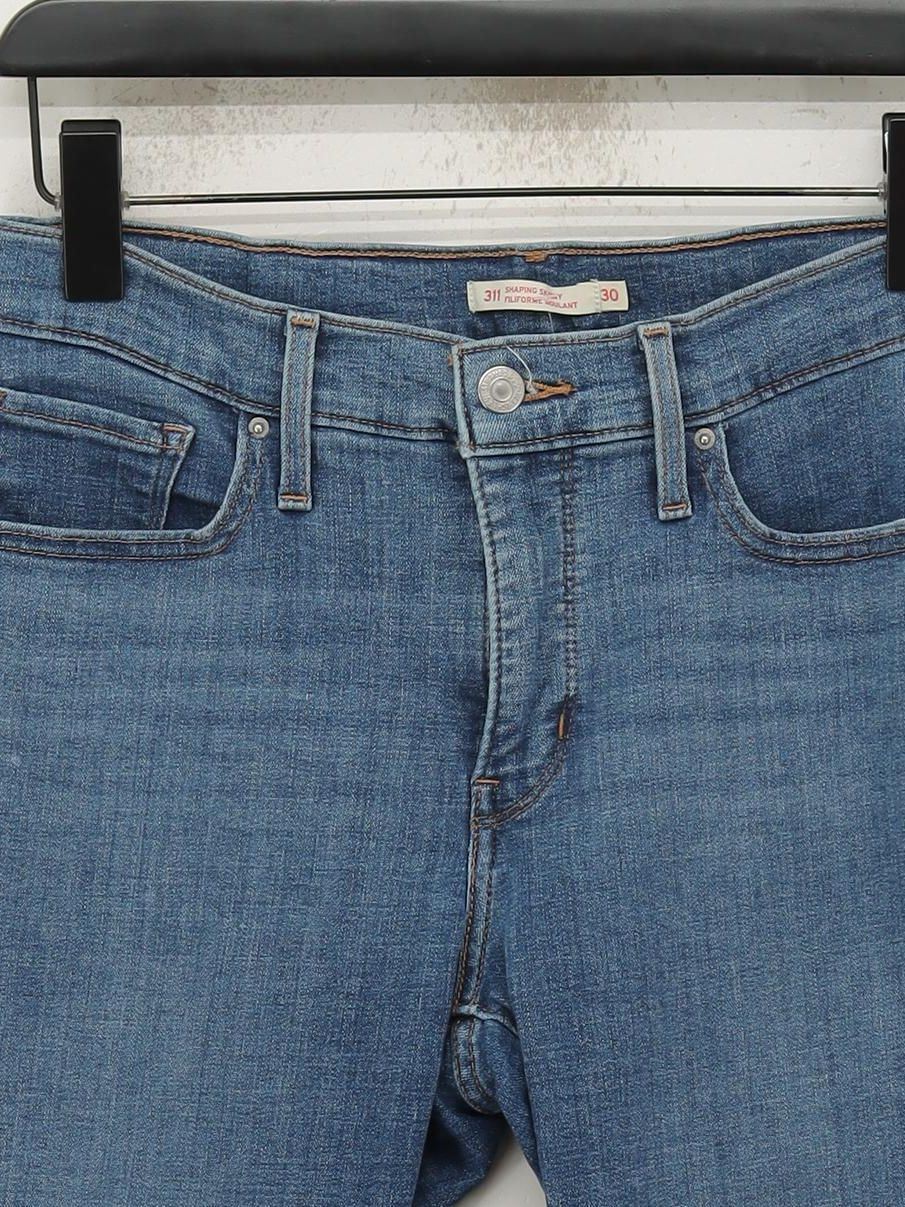 Levi’s Women's Jeans W 30 in Blue Cotton with Viscose, Polyester Skinny - Image 3