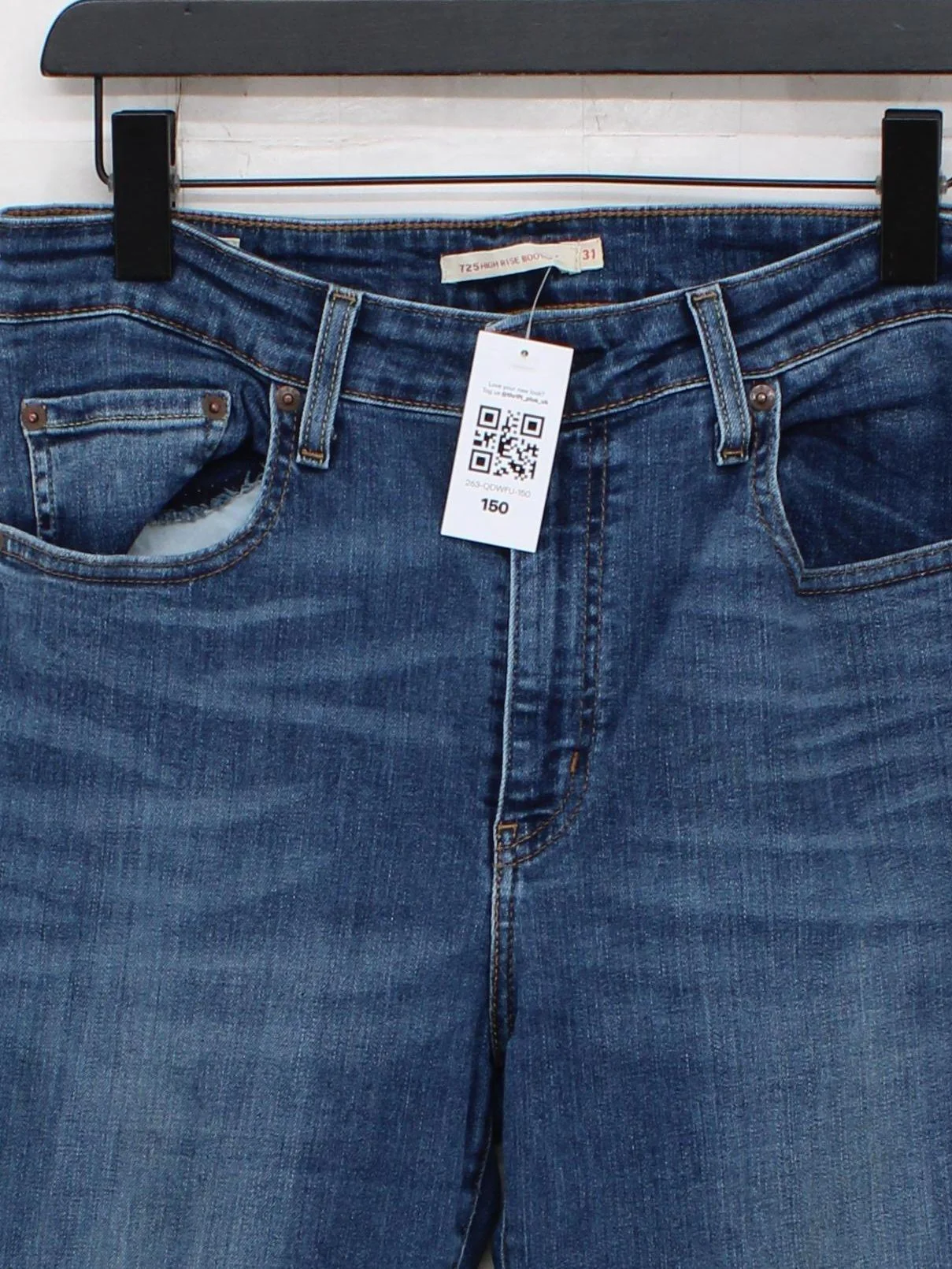 Levi’s Women's Jeans W 31 in Blue Cotton - Image 3