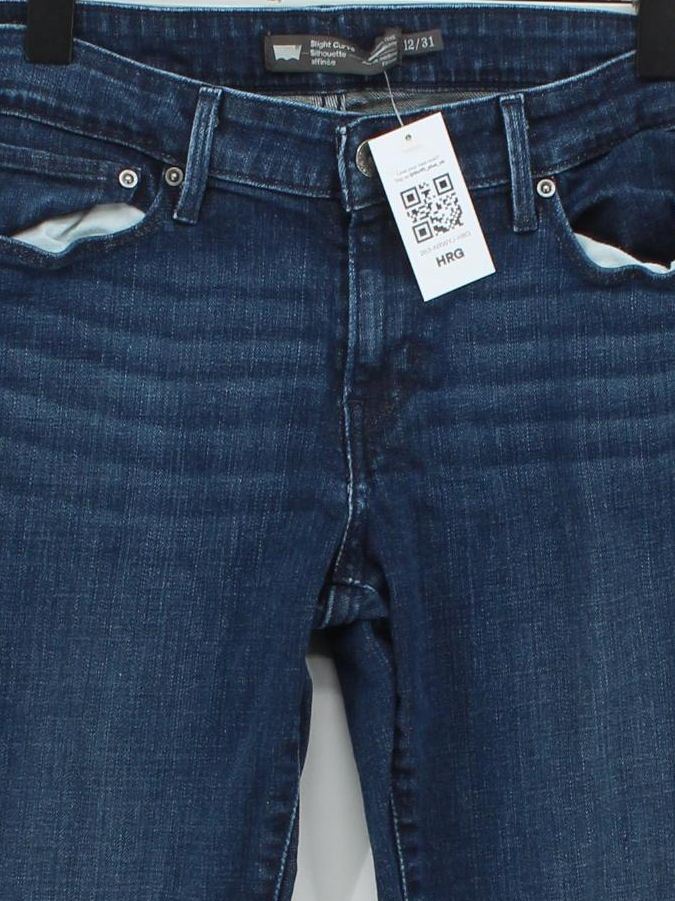 Levi’s Women's Jeans W 31 in Blue Cotton with Elastane Skinny - Image 3