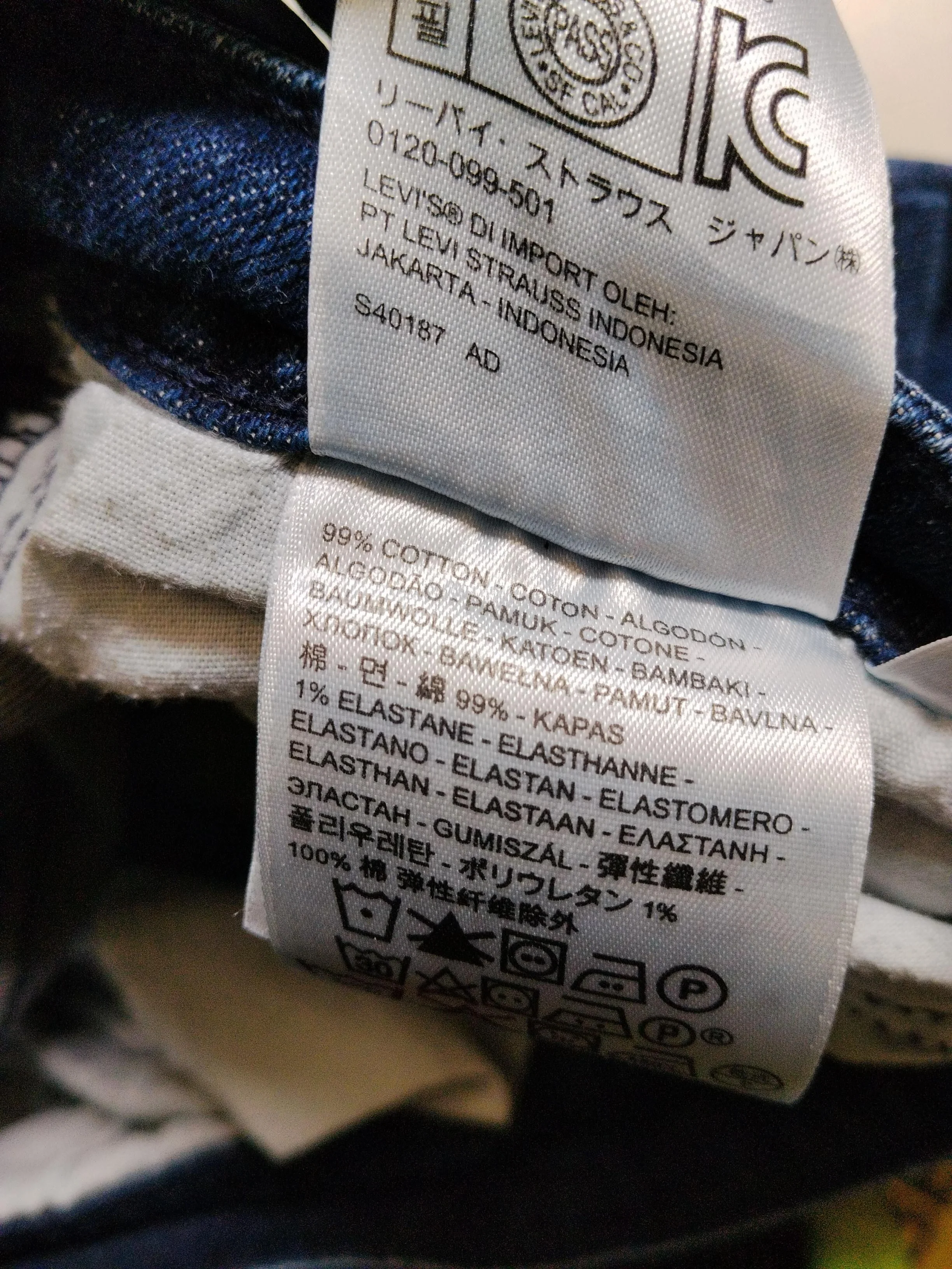 Levi’s Women's Jeans W 31 in Blue Cotton with Elastane Skinny - Image 6