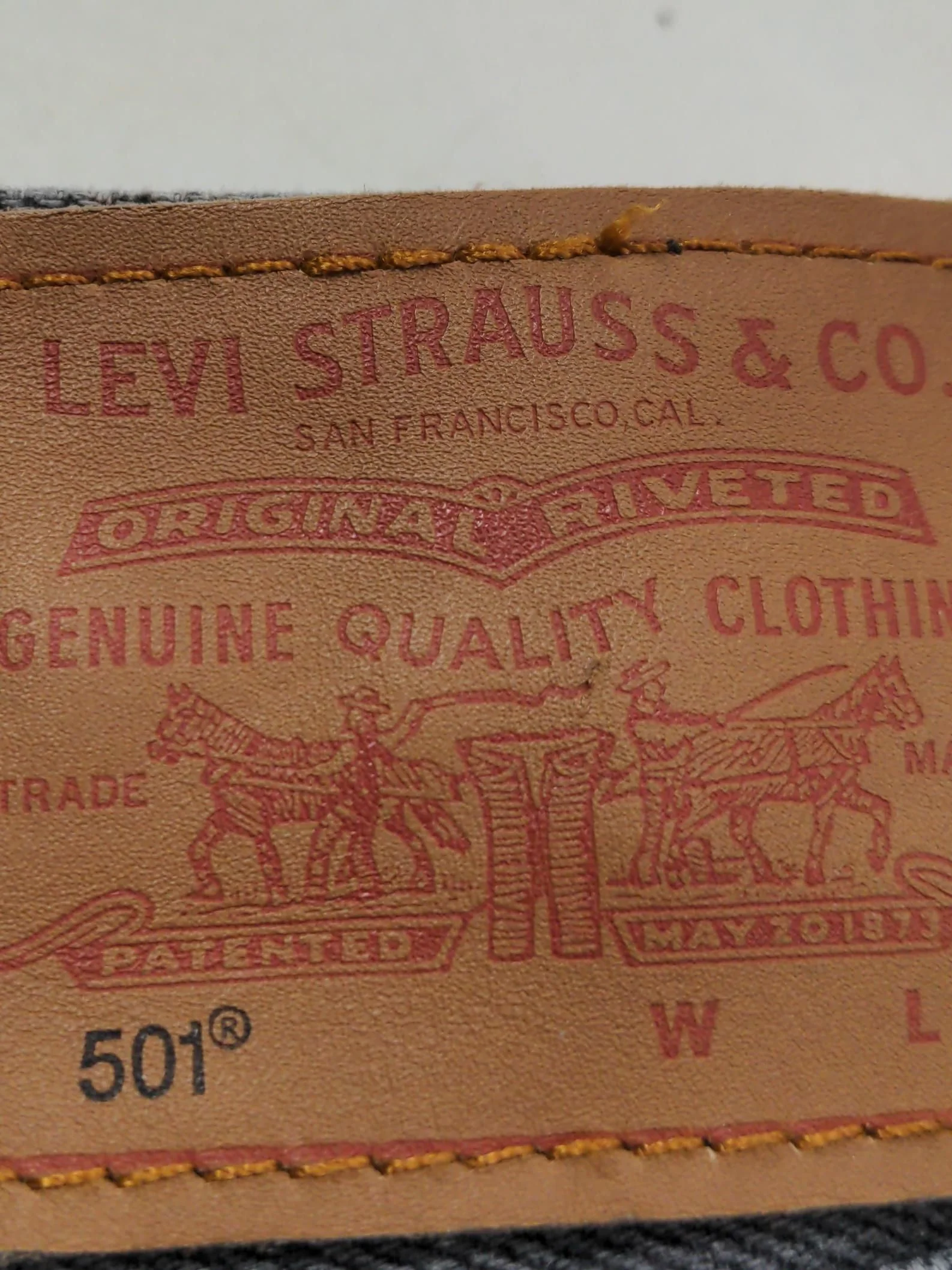 Levi’s Women's Jeans W 32 in; L 30 in Grey 100% Cotton Straight - Image 5