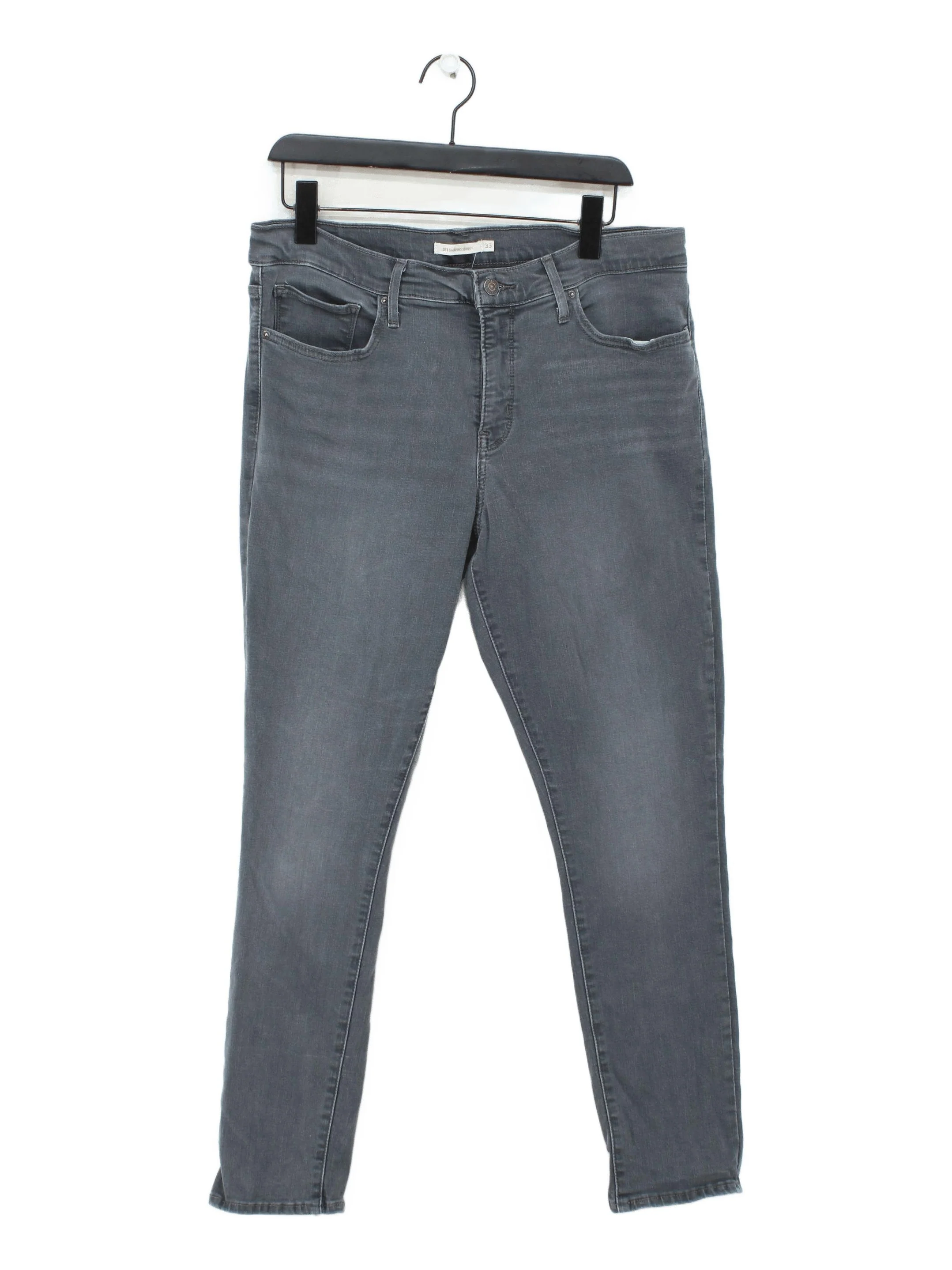 Levi’s Women's Jeans W 33 in Grey Cotton
