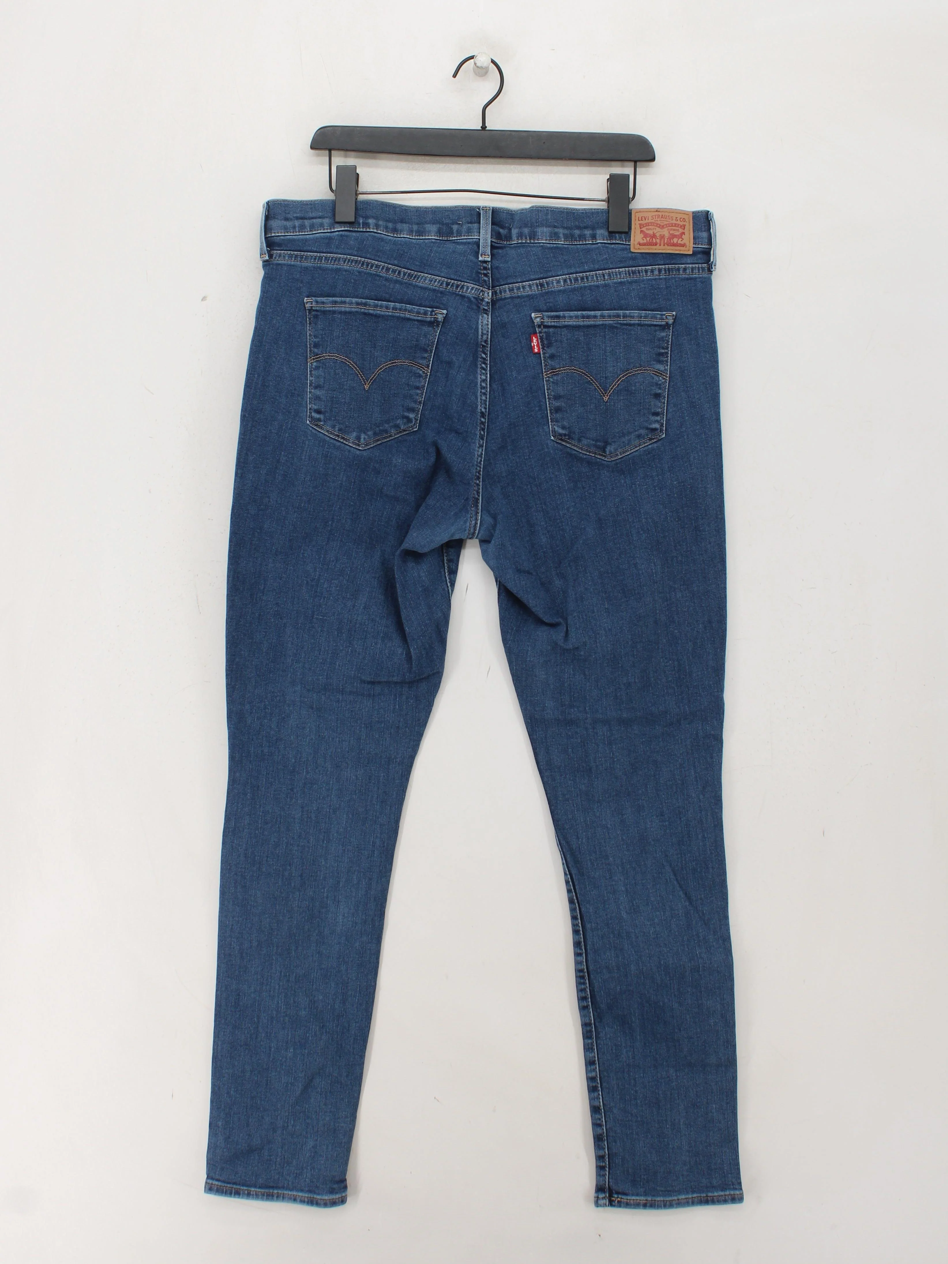 Levi’s Women's Jeans W 34 in Blue Cotton with Polyester, Elastane Skinny - Image 2