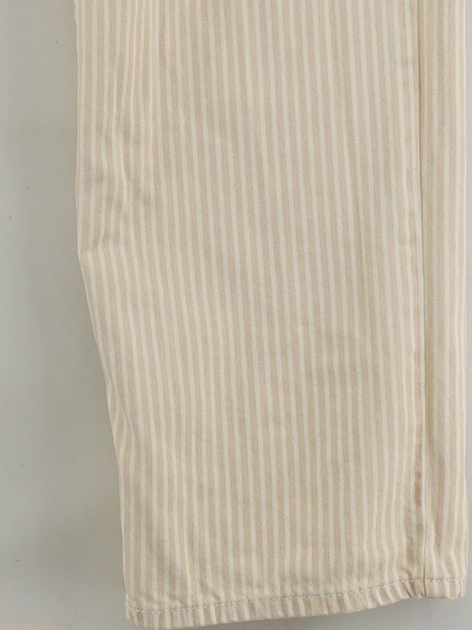 Levi’s Women's Jeans XS Cream Striped 100% Cotton Straight - Image 4