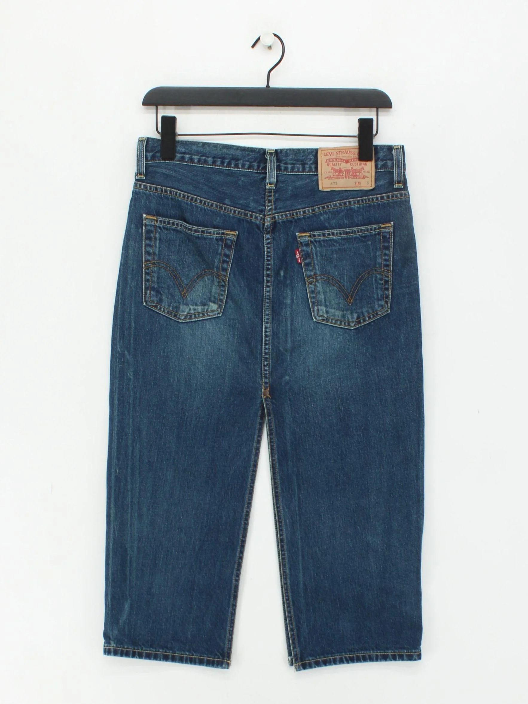 Levi’s Women's Midi Skirt S Blue 100% Cotton Midi A-Line - Image 2