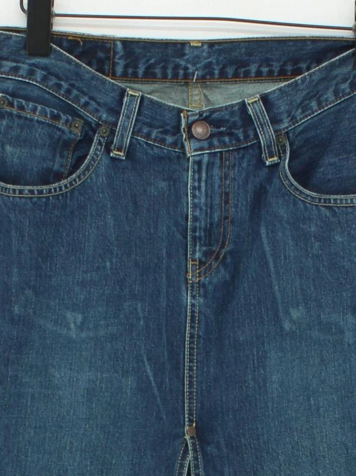 Levi’s Women's Midi Skirt S Blue 100% Cotton Midi A-Line - Image 3