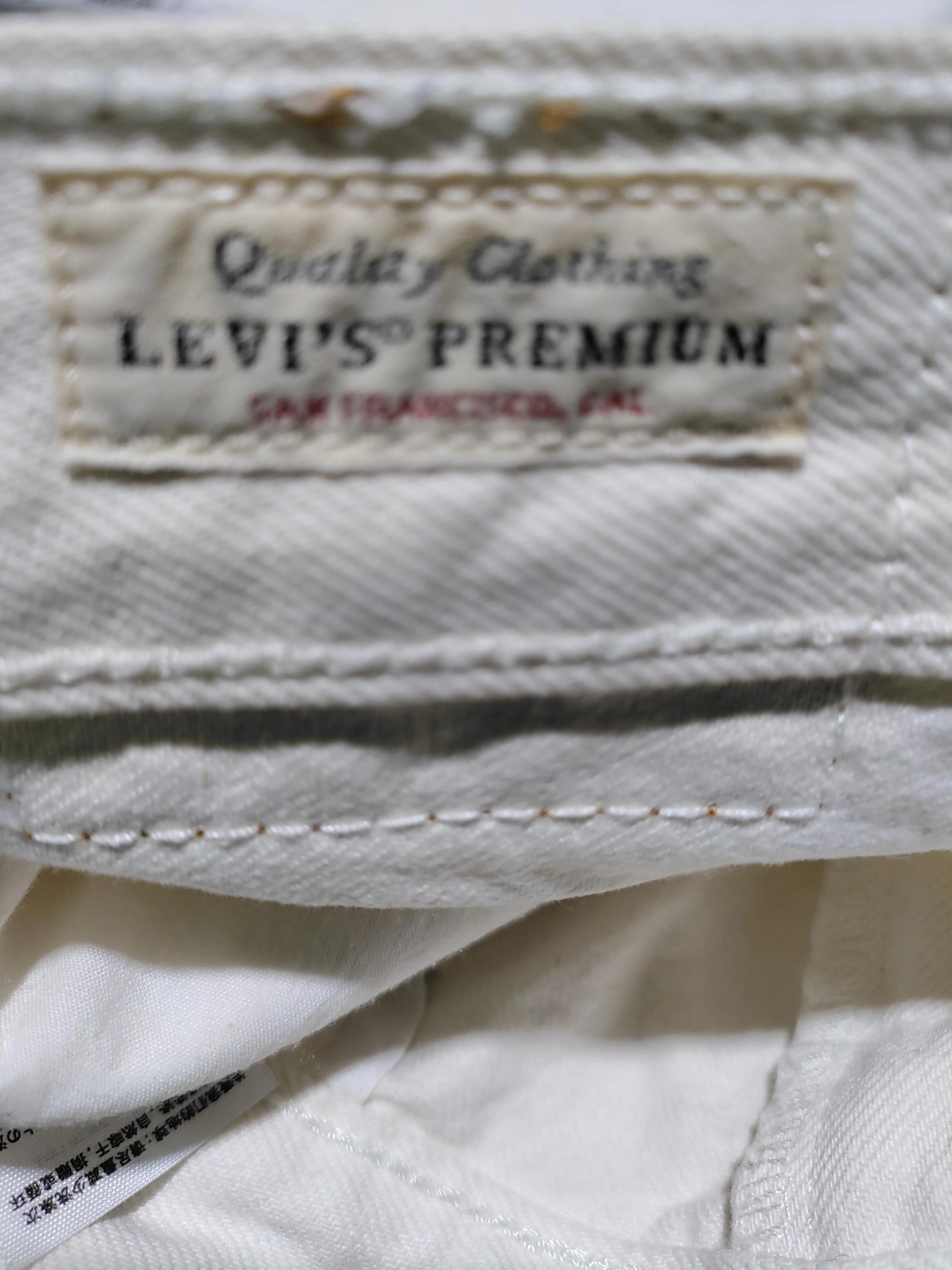 Levi’s Women's Midi Skirt W 29 in Cream 100% Cotton Midi Straight & Pencil - Image 5