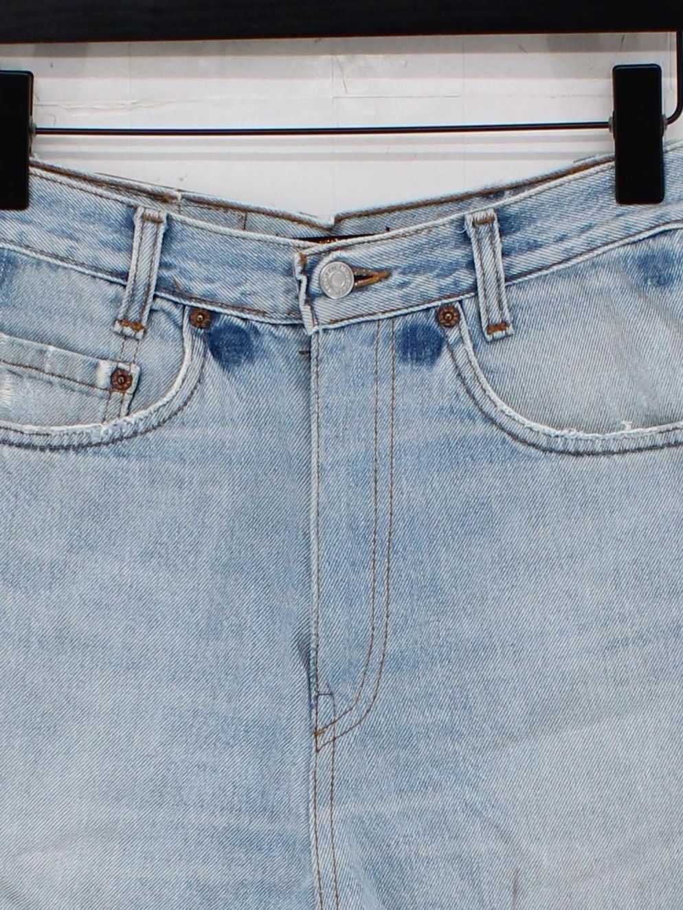 Levi’s Women's Mini Skirt S Blue 100% Cotton Short Mini - Image 3