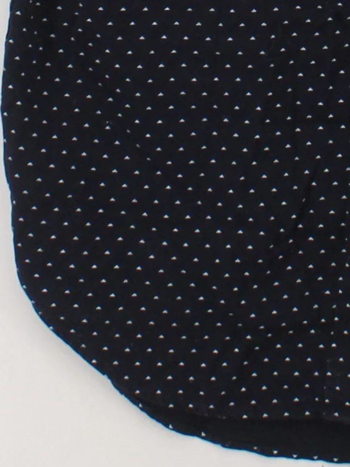 Levi’s Women's Shirt M Blue Polkadot 100% Cotton Sleeveless Collared Basic - Image 4