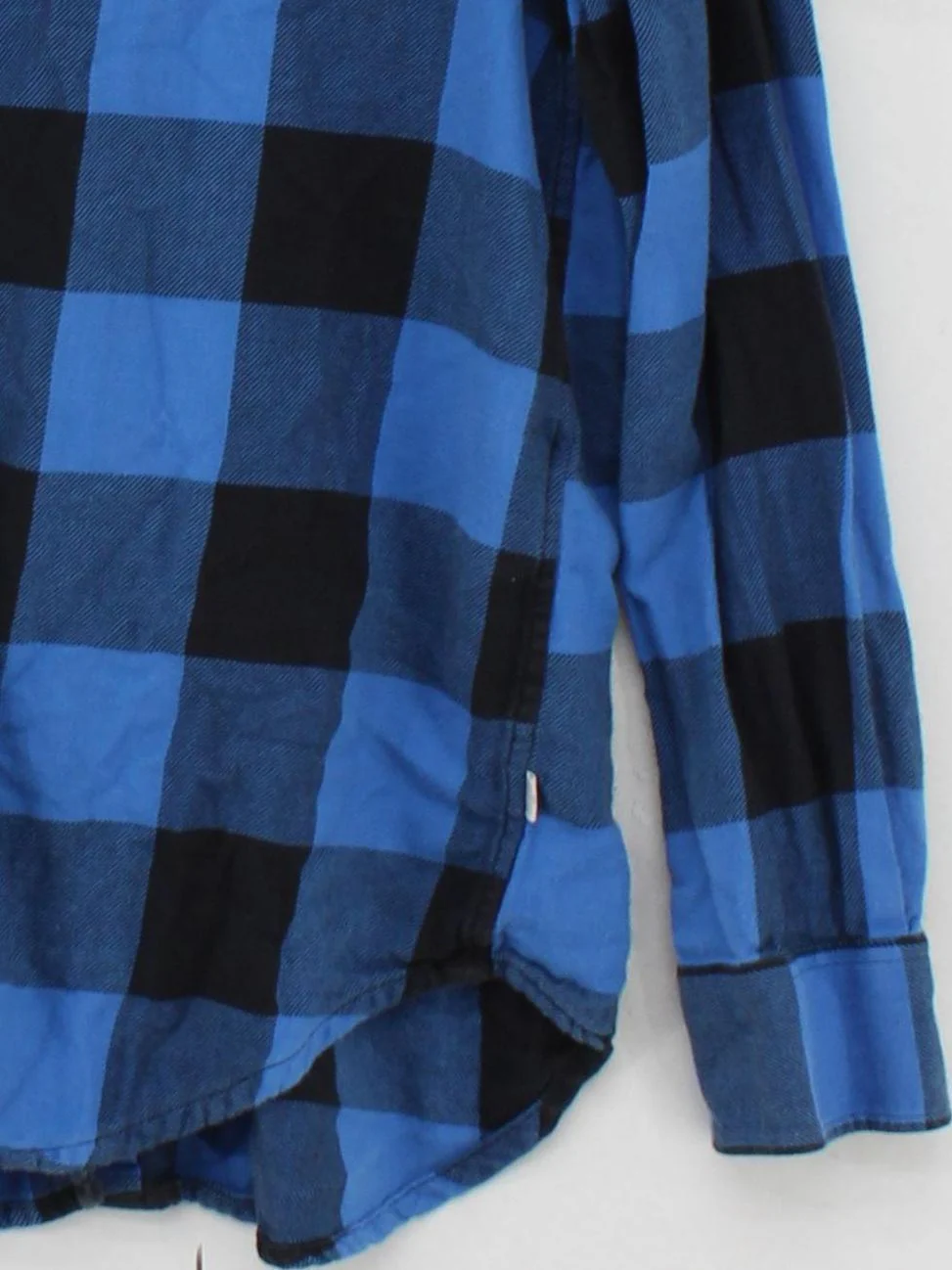 Levi’s Women's Shirt M Multi Checkered 100% Cotton Long Sleeve Collared Basic - Image 4