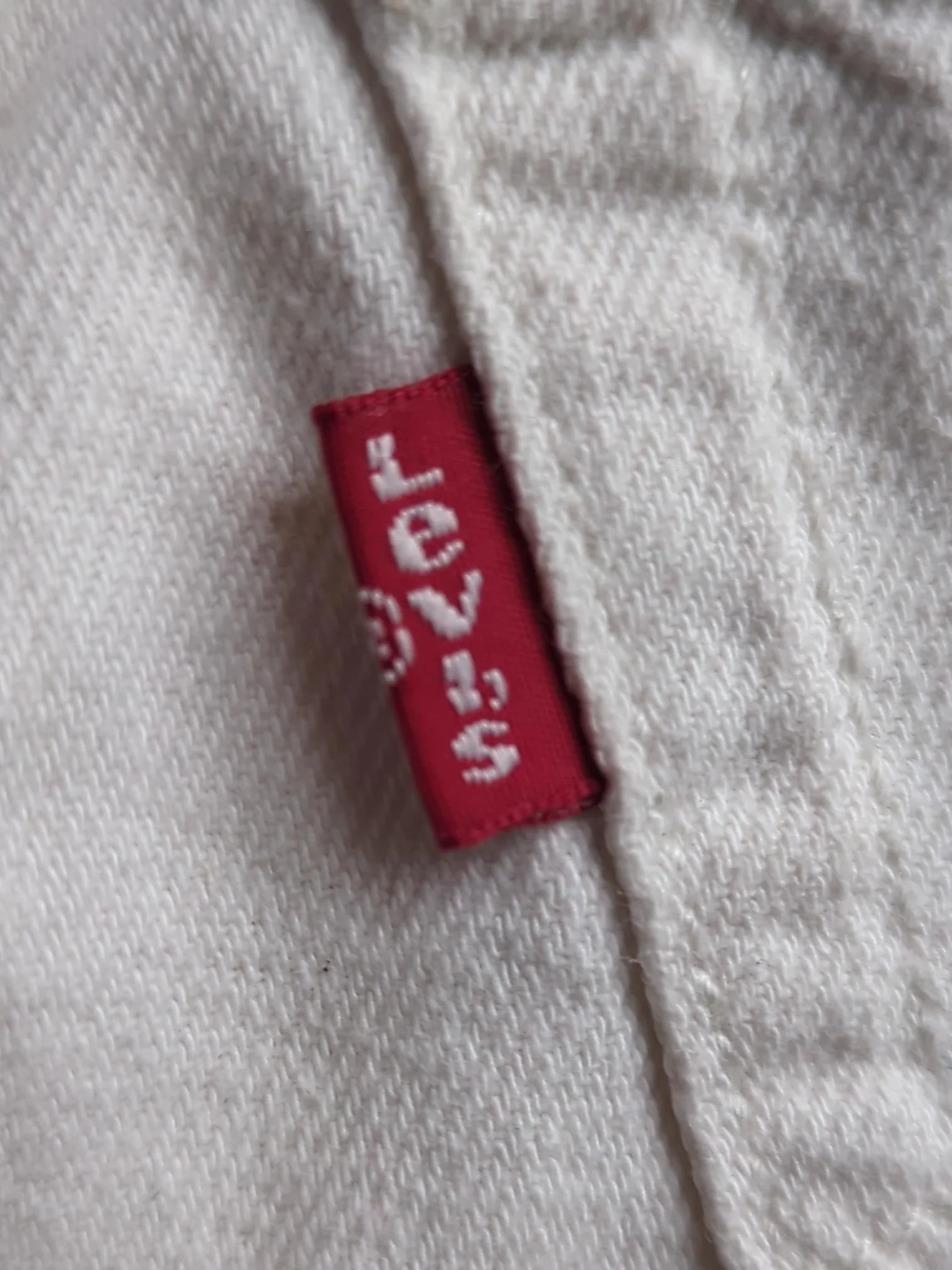 Levi’s Women's Shorts S White 100% Cotton Mom - Image 5