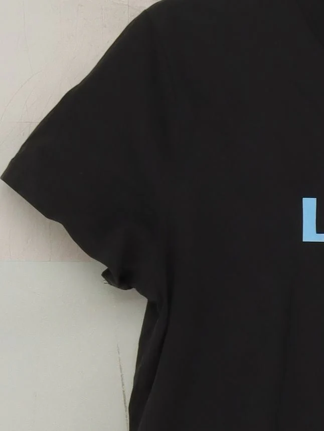 Levi’s Women's T-Shirt M Black Graphic 100% Cotton Short Sleeve Round Neck Basic - Image 4