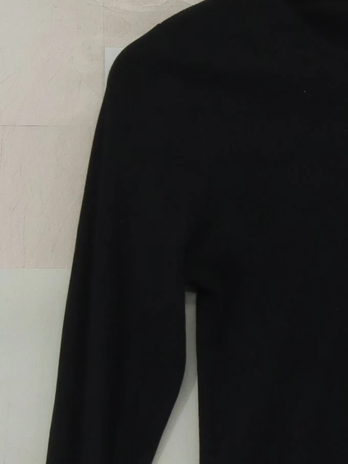 Levi’s Women's Top S Black Cotton with Polyester, Elastane Basic - Image 4