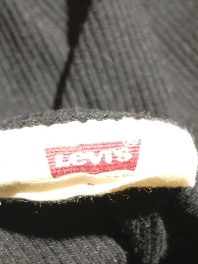 Levi’s Women's Top S Black Cotton with Polyester, Elastane Basic - Image 5