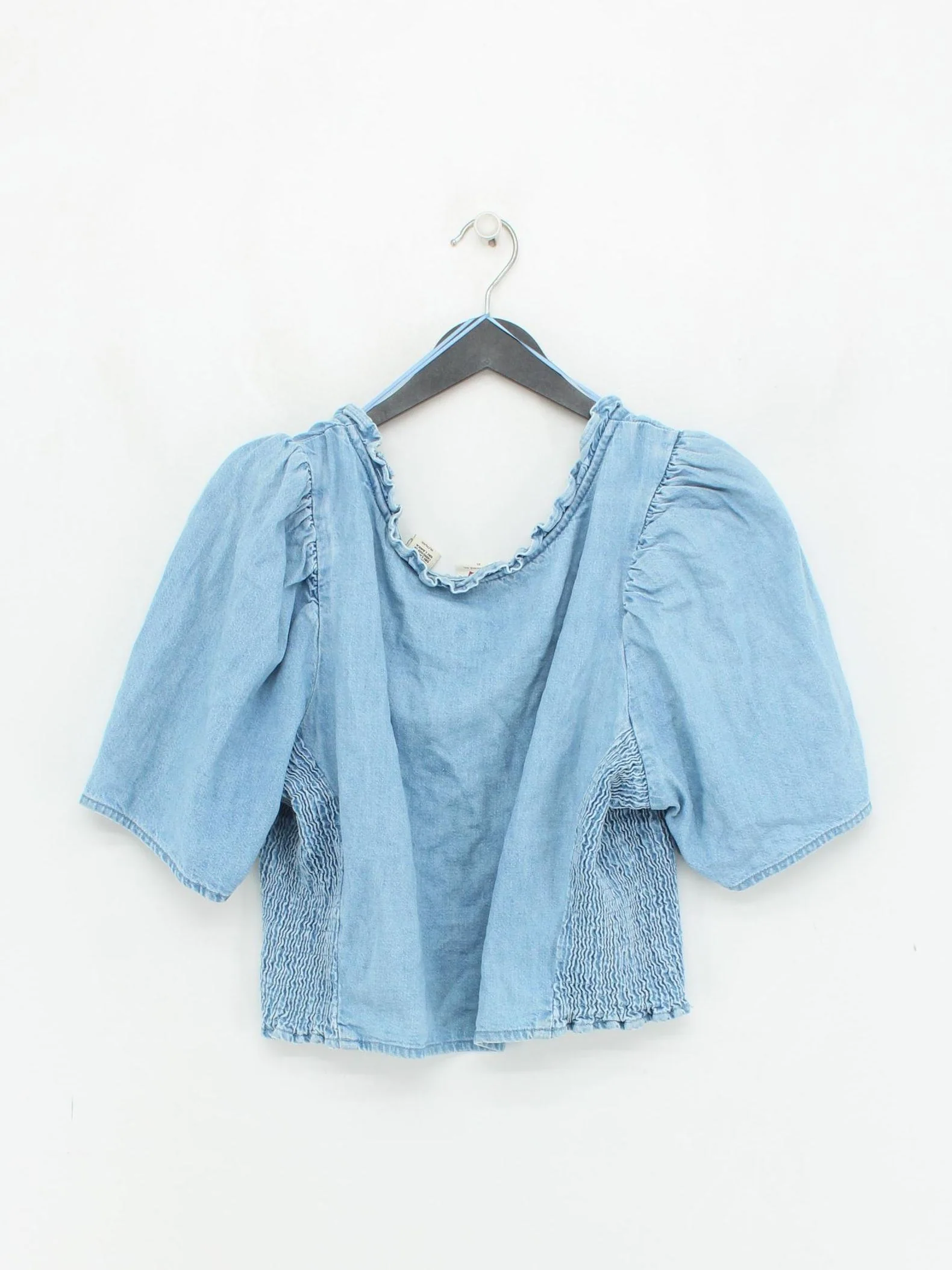 Levi’s Women's Top XL Blue Cotton with Lyocell Modal Basic - Image 2