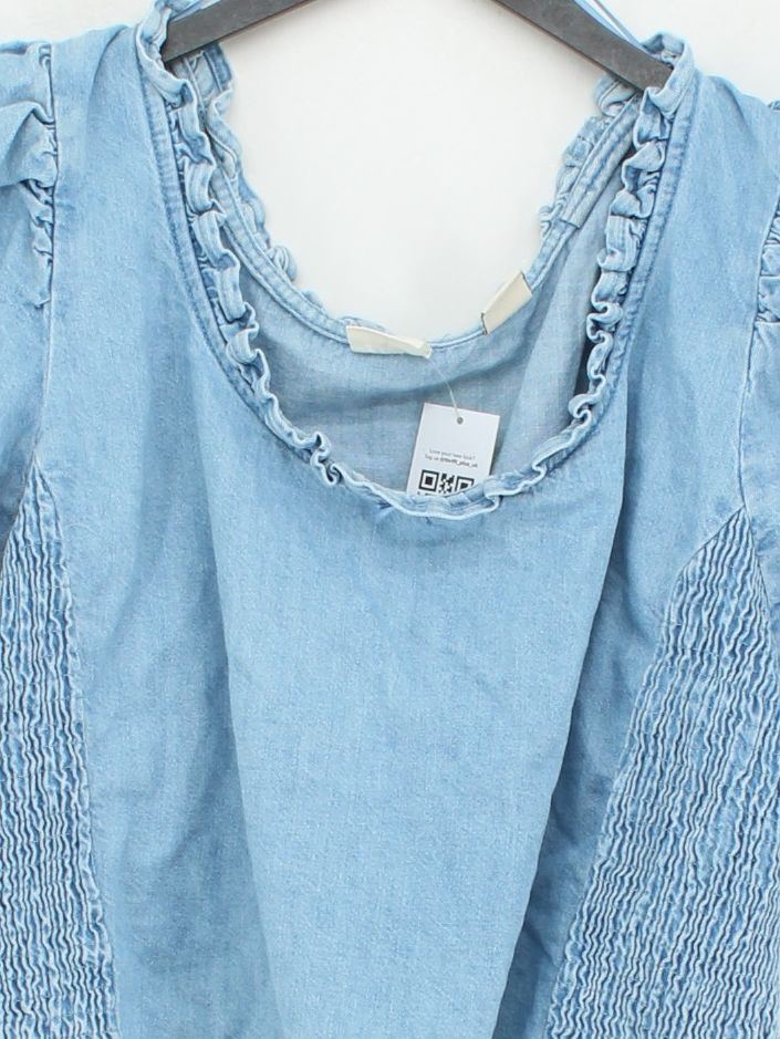 Levi’s Women's Top XL Blue Cotton with Lyocell Modal Basic - Image 3