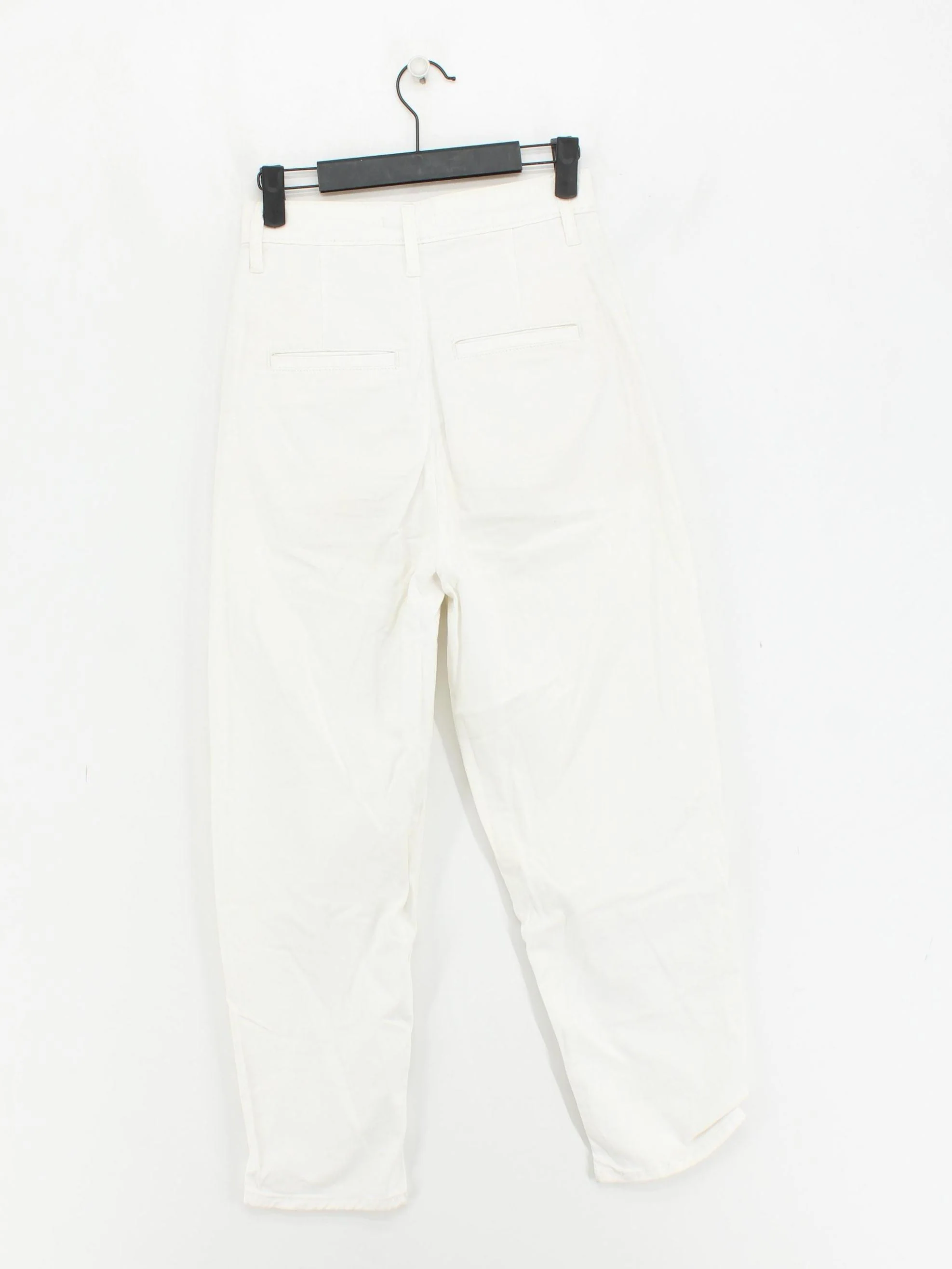 Levi’s Women's Trousers M White Cotton with Elastane Tapered Chino - Image 2