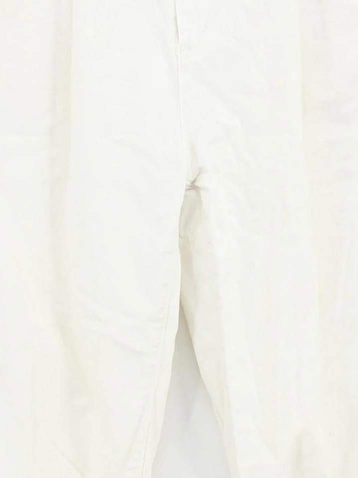 Levi’s Women's Trousers M White Cotton with Elastane Tapered Chino - Image 3