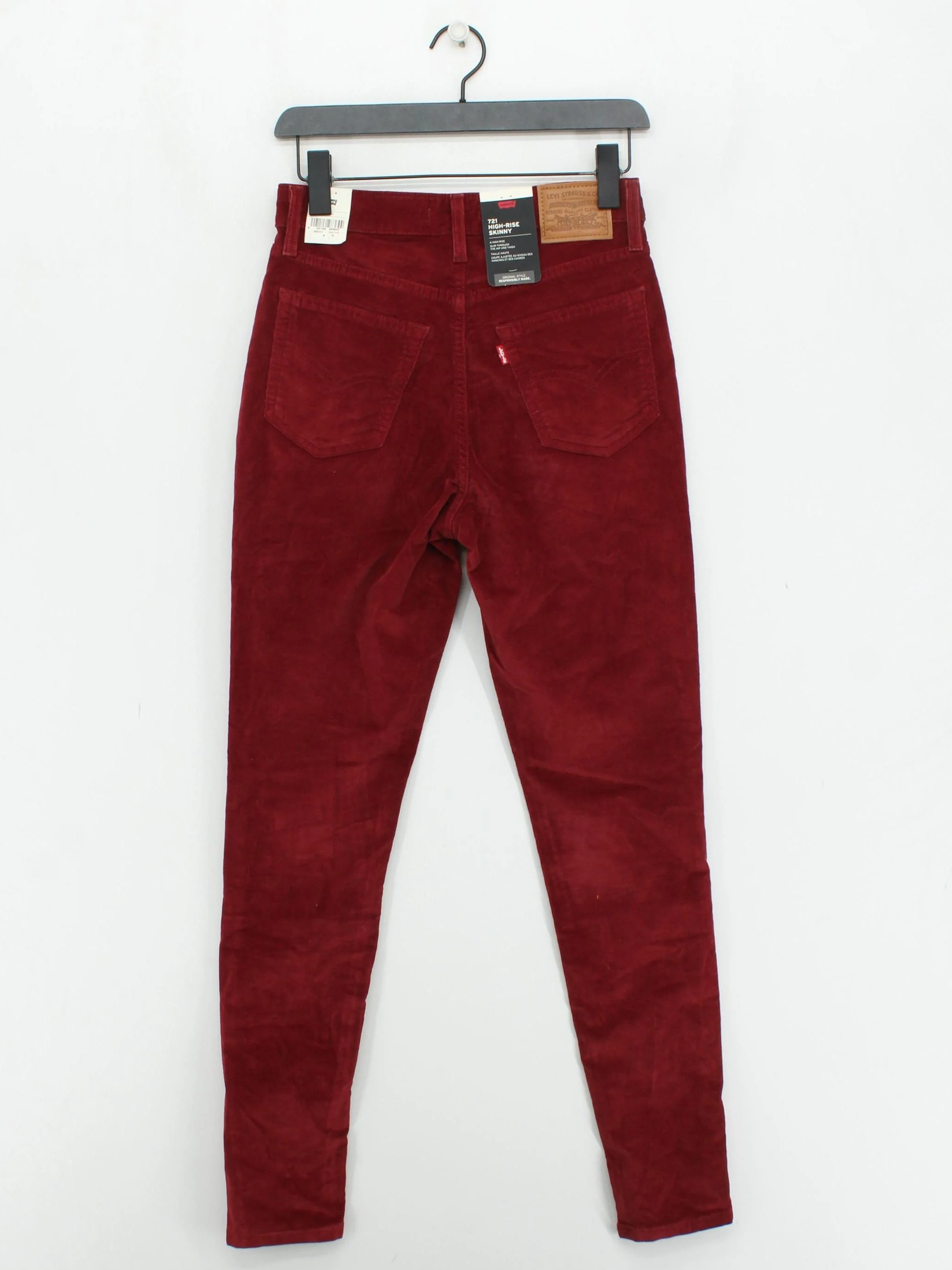 Levi’s Women's Trousers W 27 in Red Cotton with Elastane Chino New with tags - Image 2