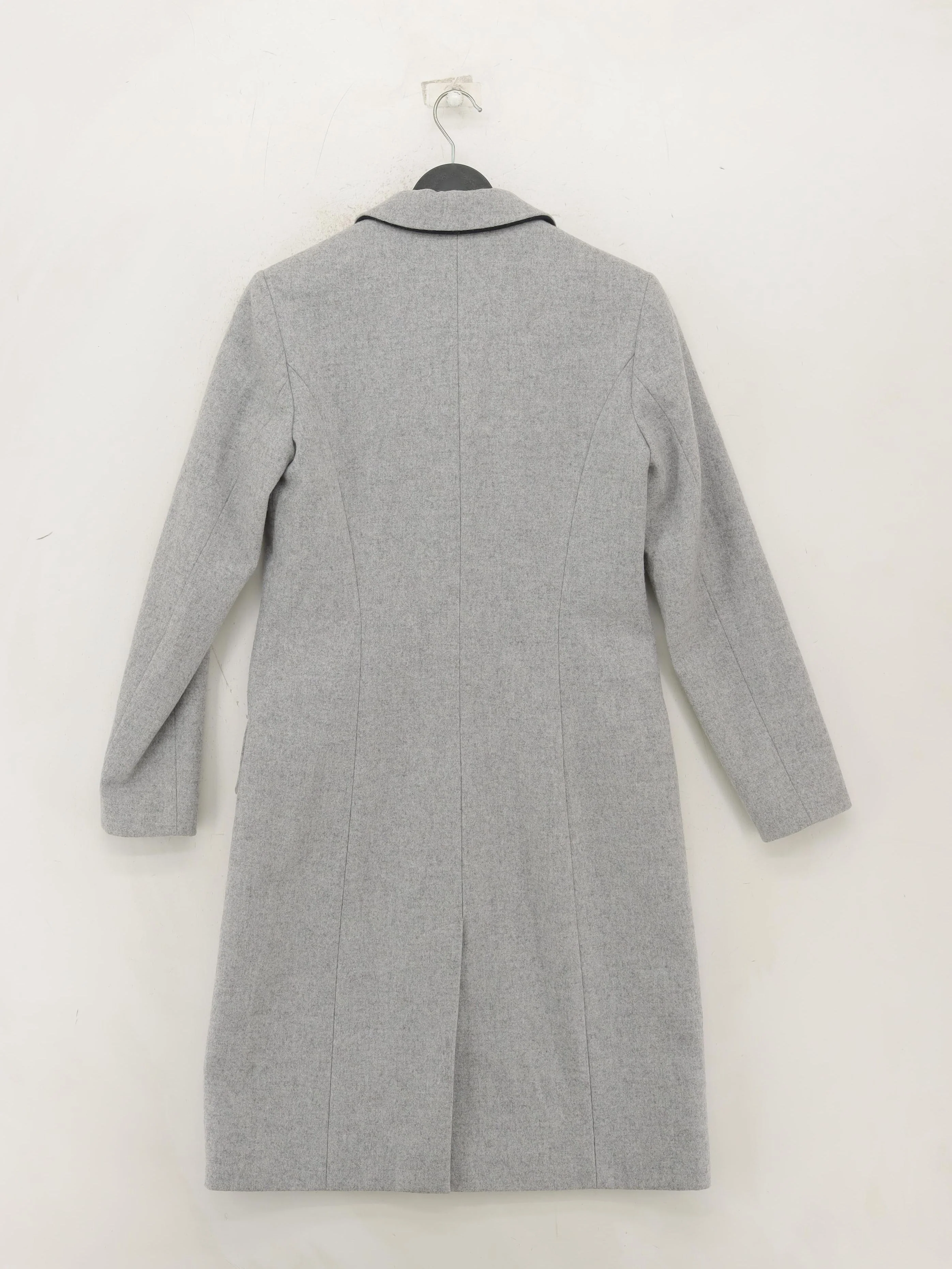 Libby Women's Coat UK 10 Grey Wool with Polyester Overcoat - Image 2