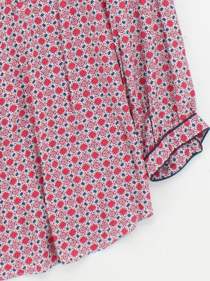 Libelula Women's Shirt UK 16 Multi 100% Rayon Long Sleeve Collared Basic - Image 4
