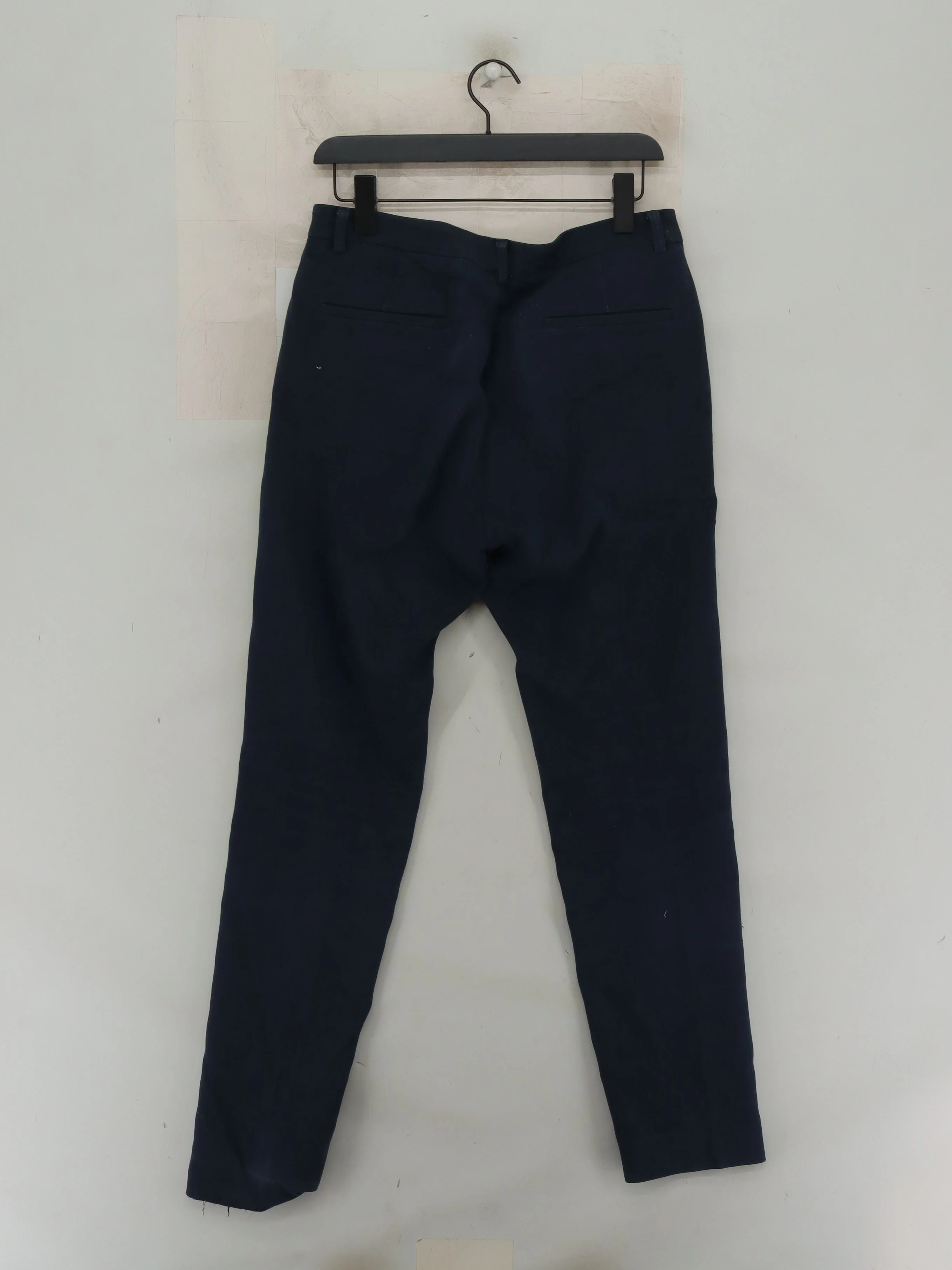 Libertine Men's Trousers M Blue Cotton with Polyester, Elastane Tapered Chino - Image 2