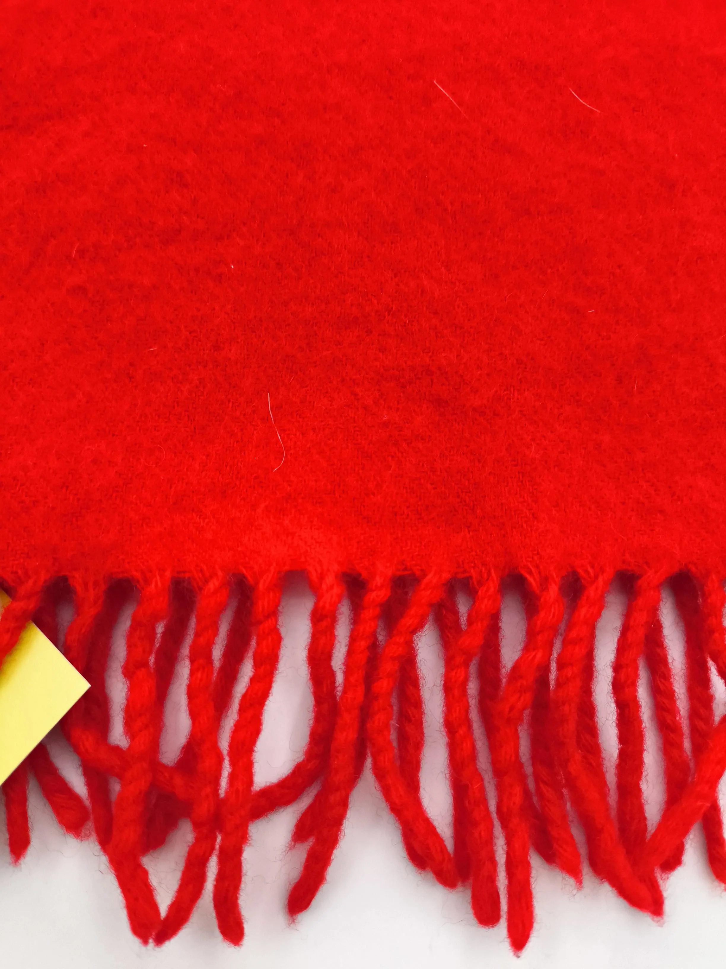 Liberty Men's Scarf Red 100% Wool Scarf - Image 4