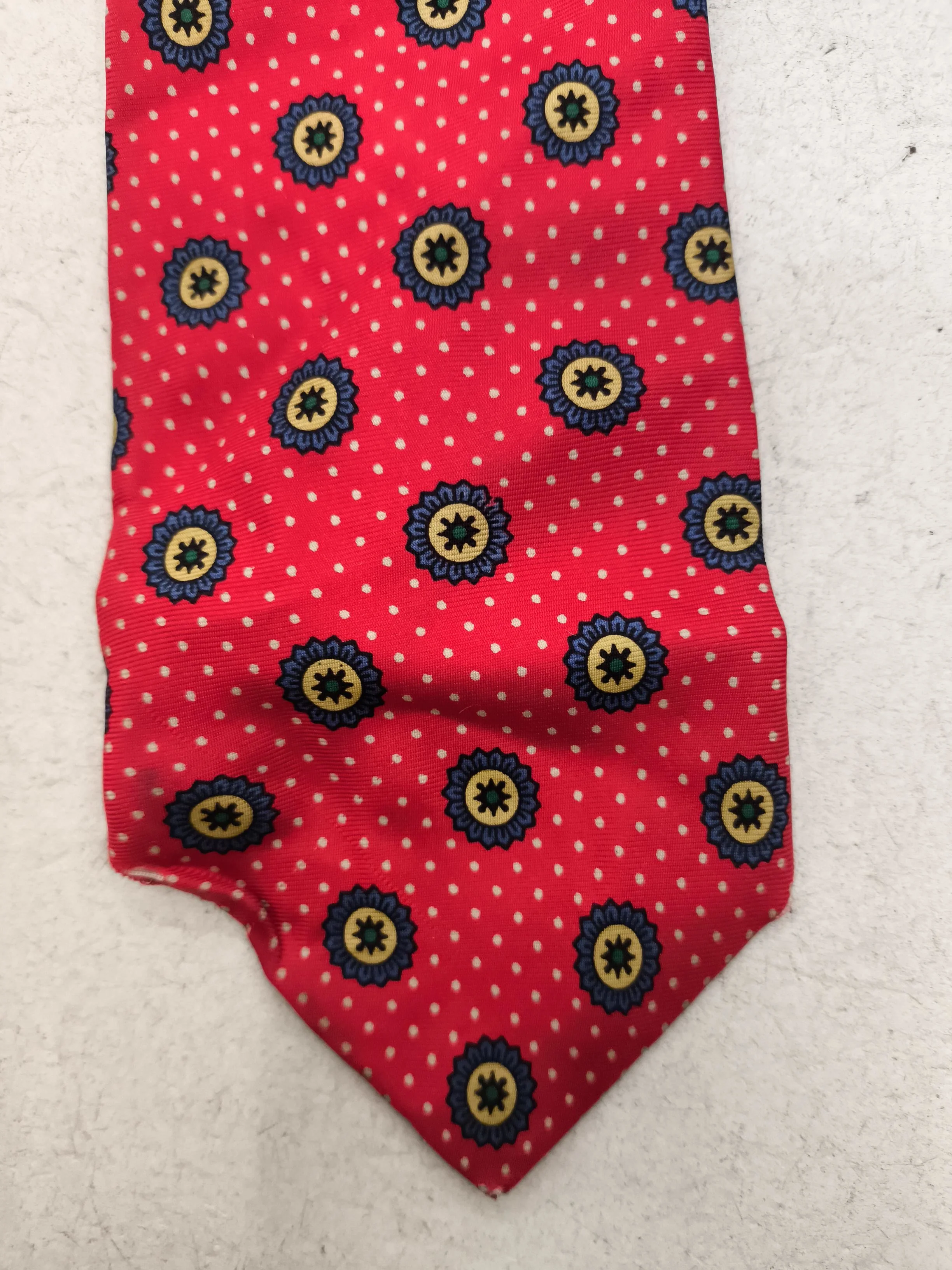 Liberty Men's Tie Multi 100% Silk - Image 3