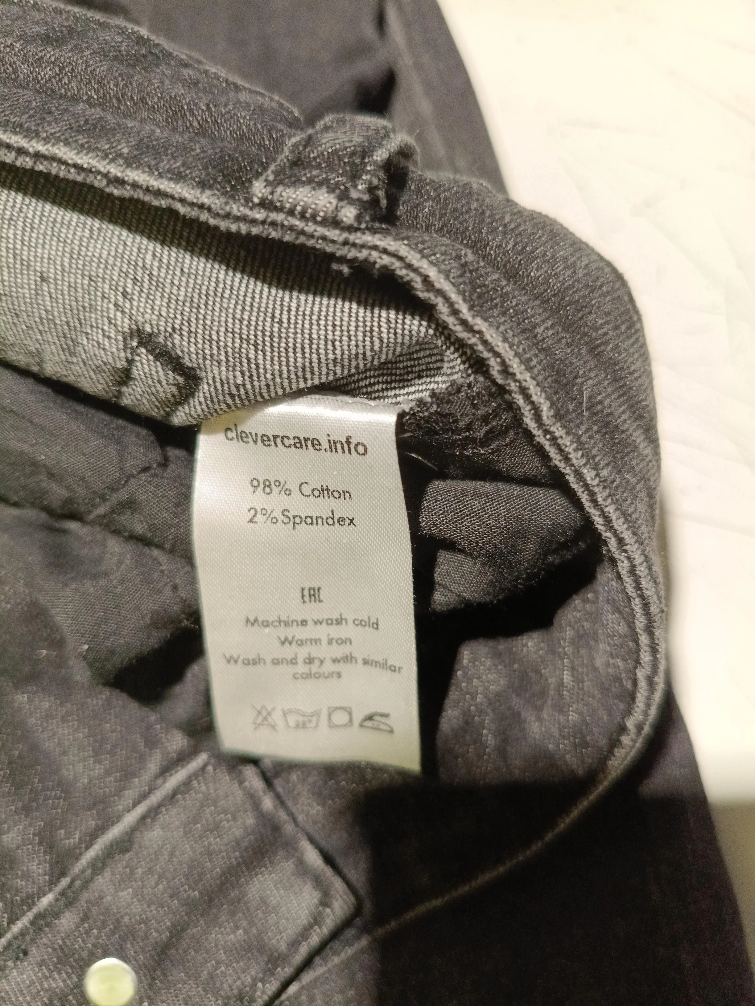 Lichi Women's Jeans W 26 in Black Cotton with Spandex Straight - Image 6