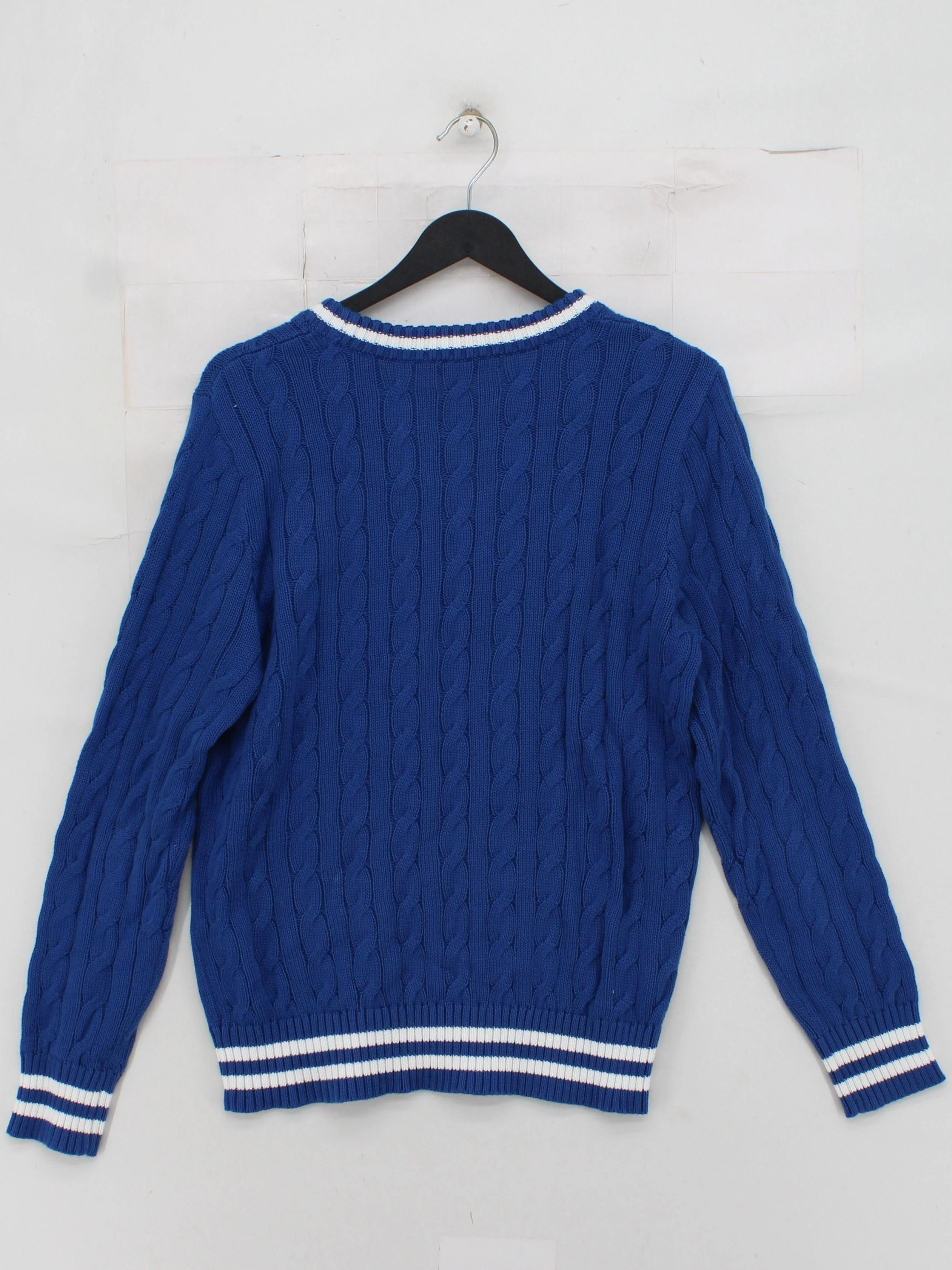 Lilly Pulitzer Women's Jumper M Blue 100% Cotton Crew Neck Pullover - Image 2