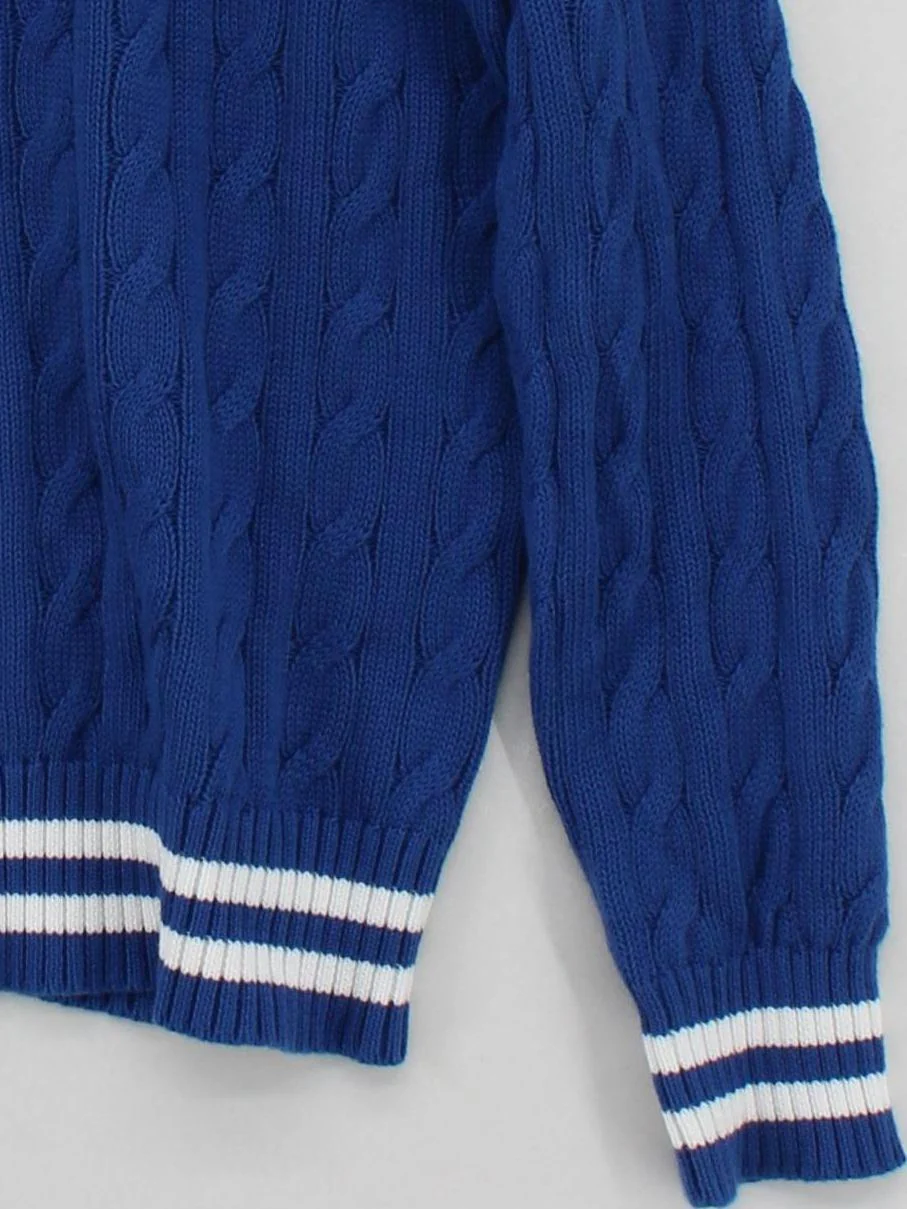 Lilly Pulitzer Women's Jumper M Blue 100% Cotton Crew Neck Pullover - Image 4