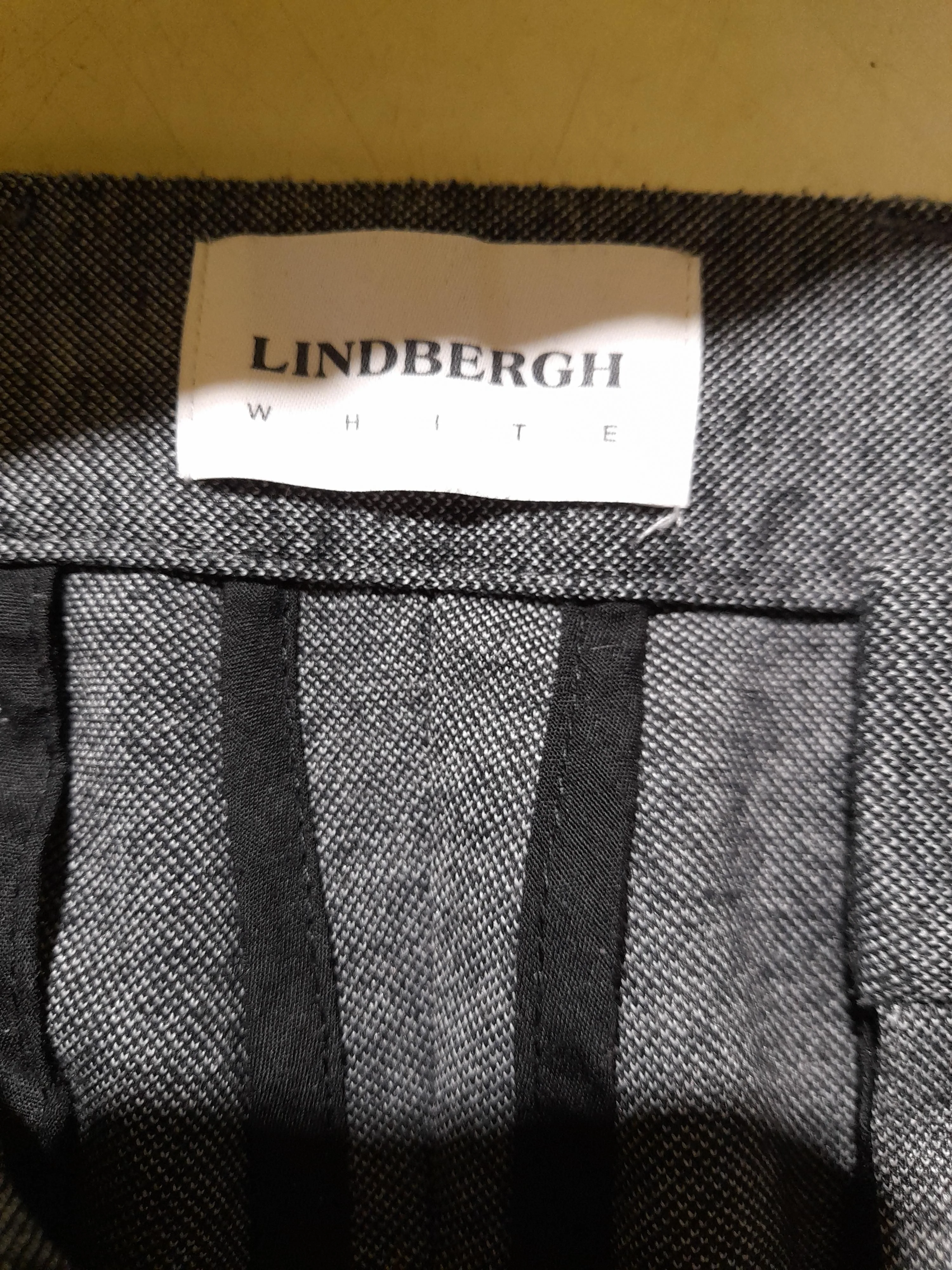 Lindbergh Men's Trousers W 33 in Grey Polyester with Viscose, Elastane Chino - Image 5