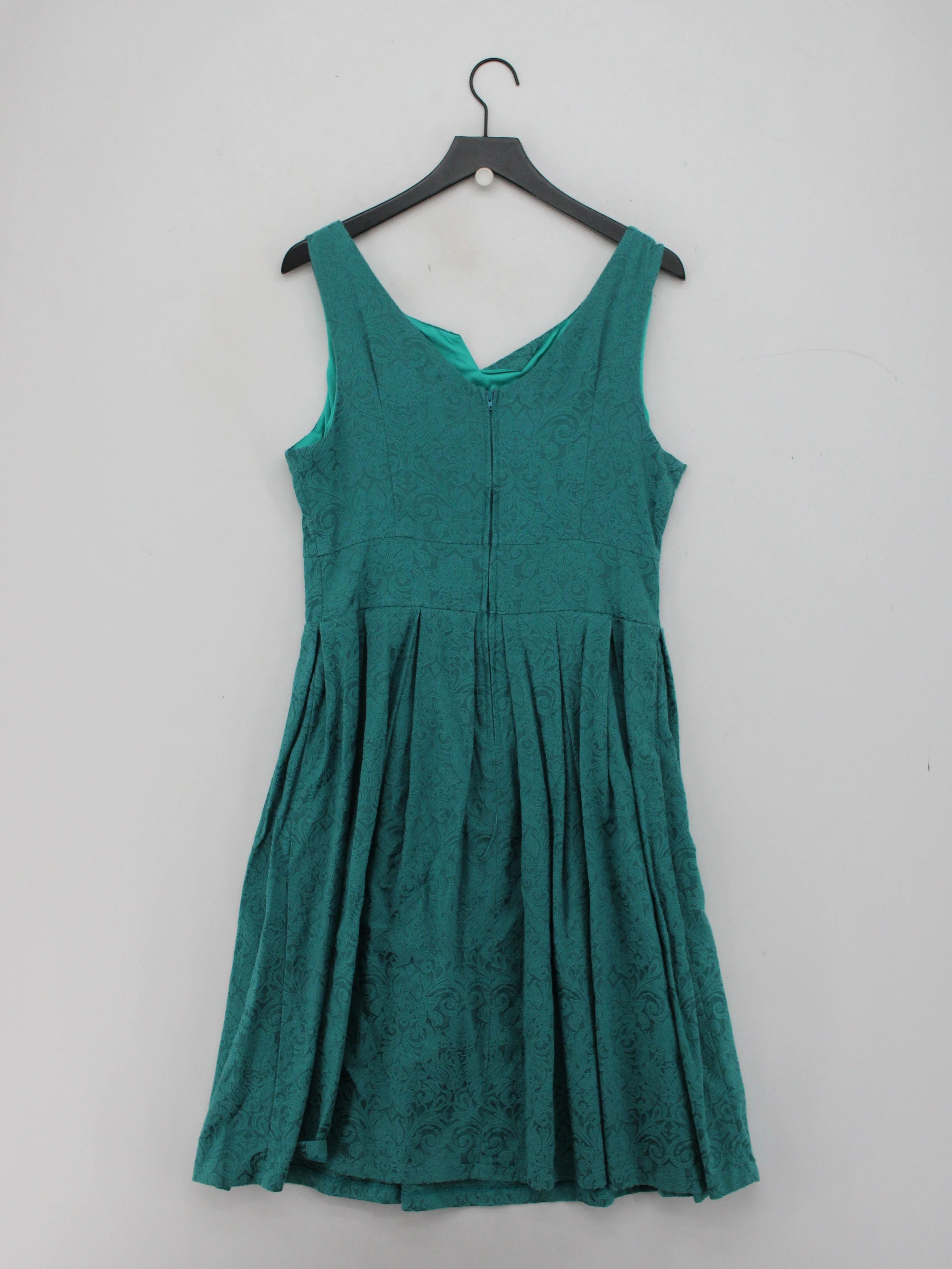 Lindy Bop A-Line Mini Dress in Green - Image 2
