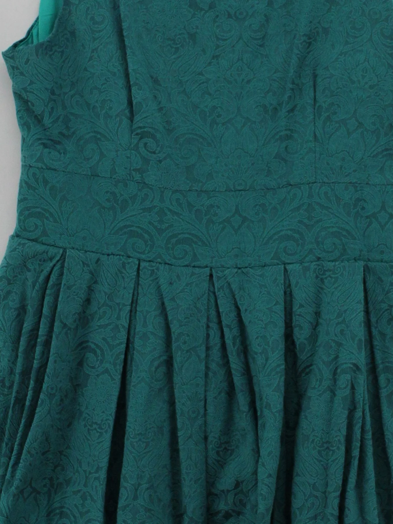 Lindy Bop A-Line Mini Dress in Green - Image 3