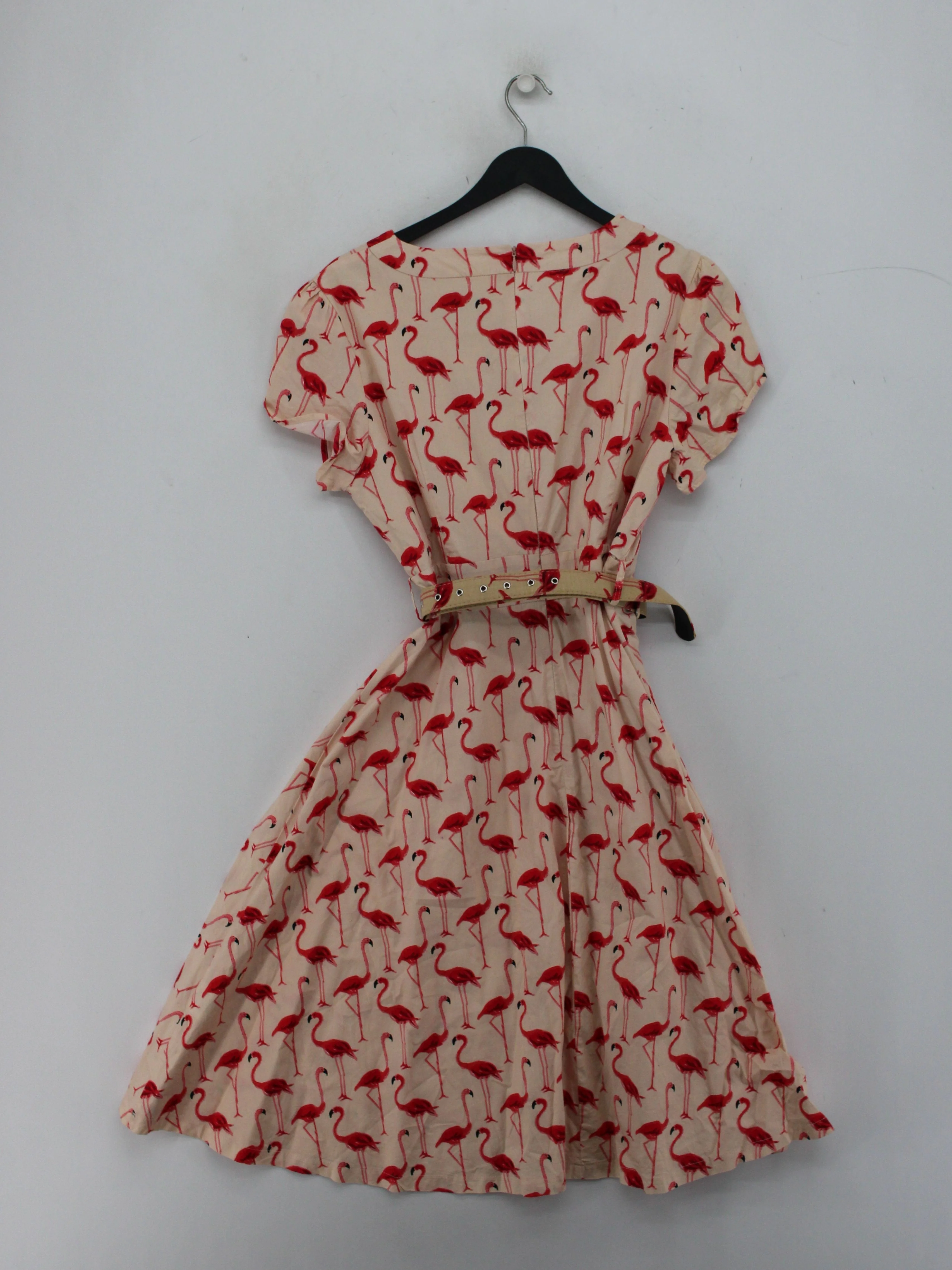 Lindy Bop A-Line Mini Dress UK16 in Cream - Image 2