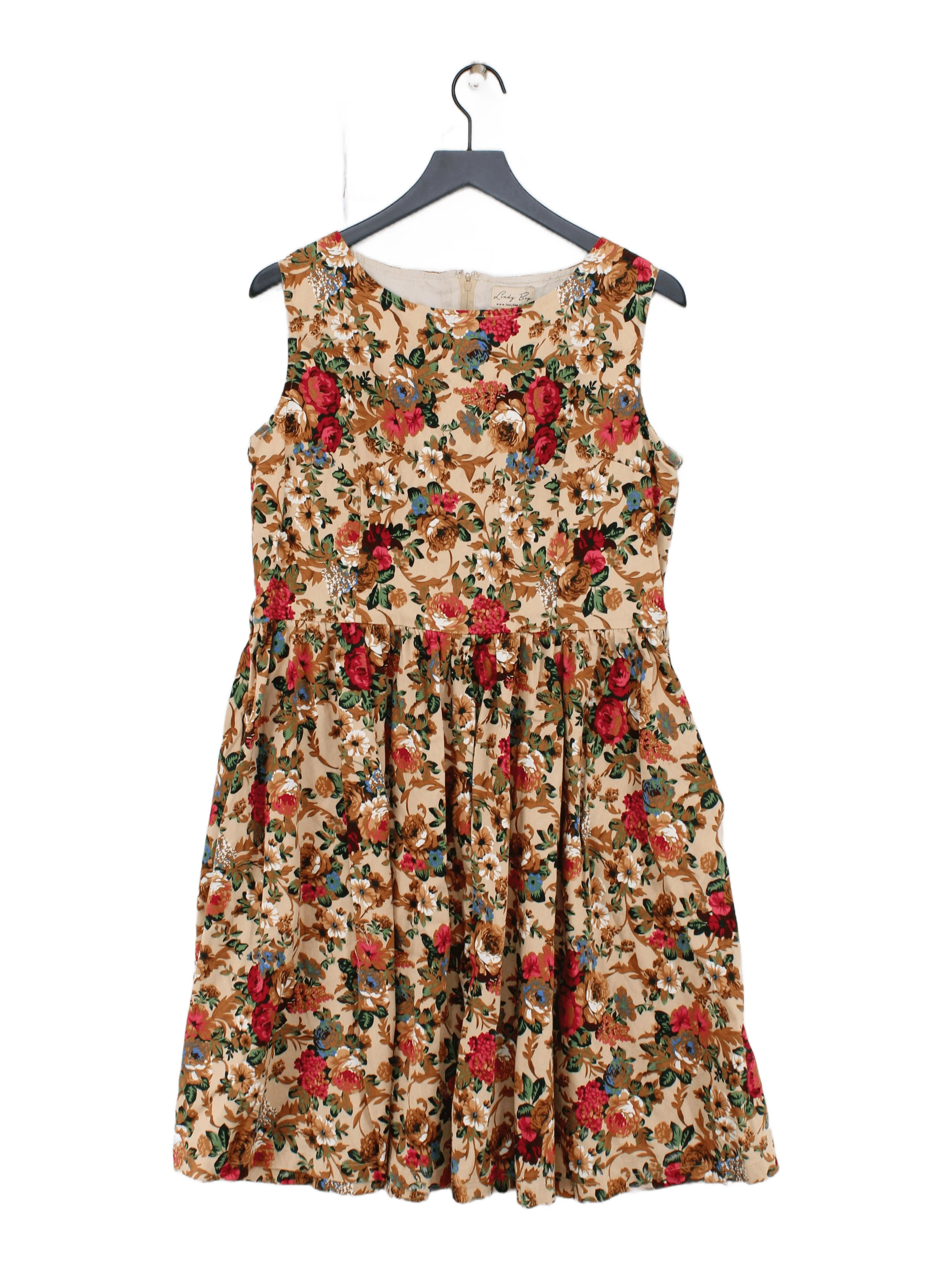 Lindy Bop A-Line Mini Dress UK18 in Multi