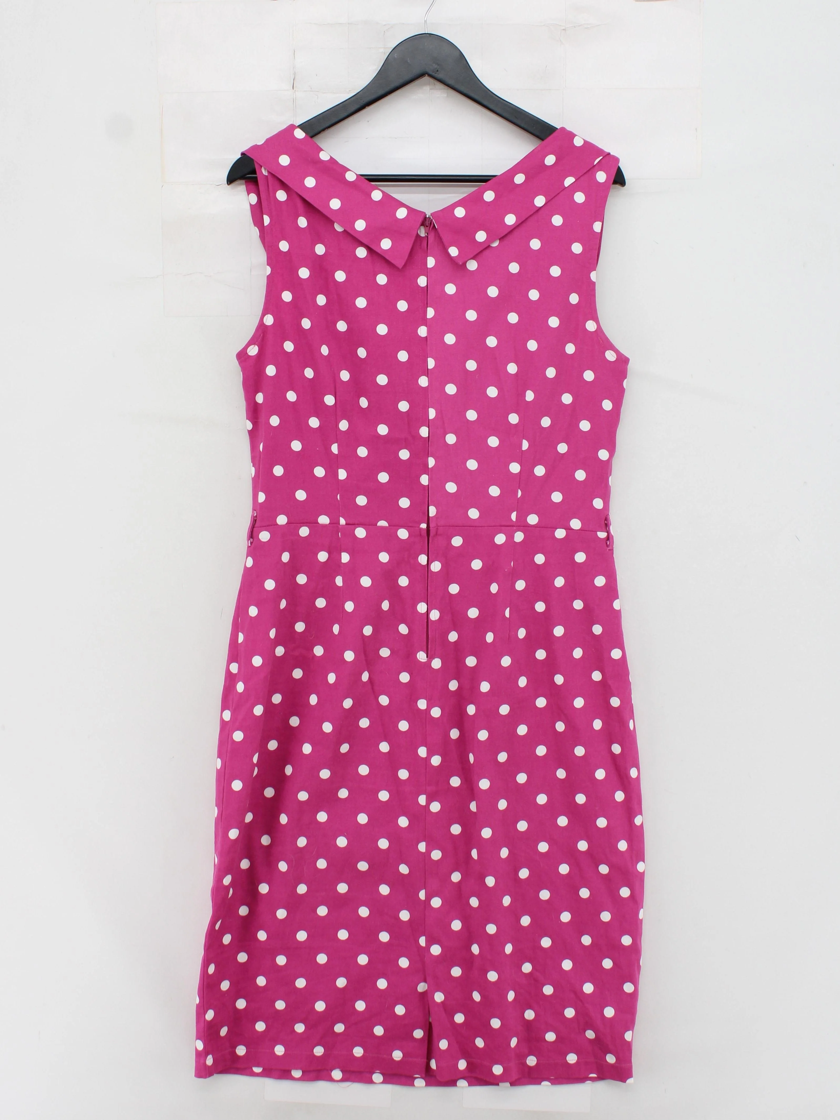 Lindy Bop Bodycon Midi Dress UK16 in Pink - Image 2