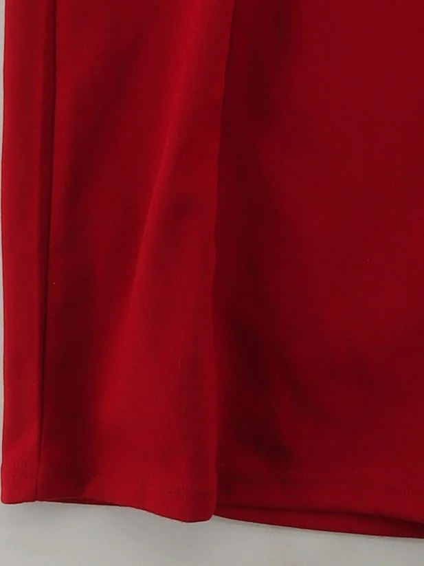Lindy Bop Shirt Midi Dress UK12 in Red - Image 4