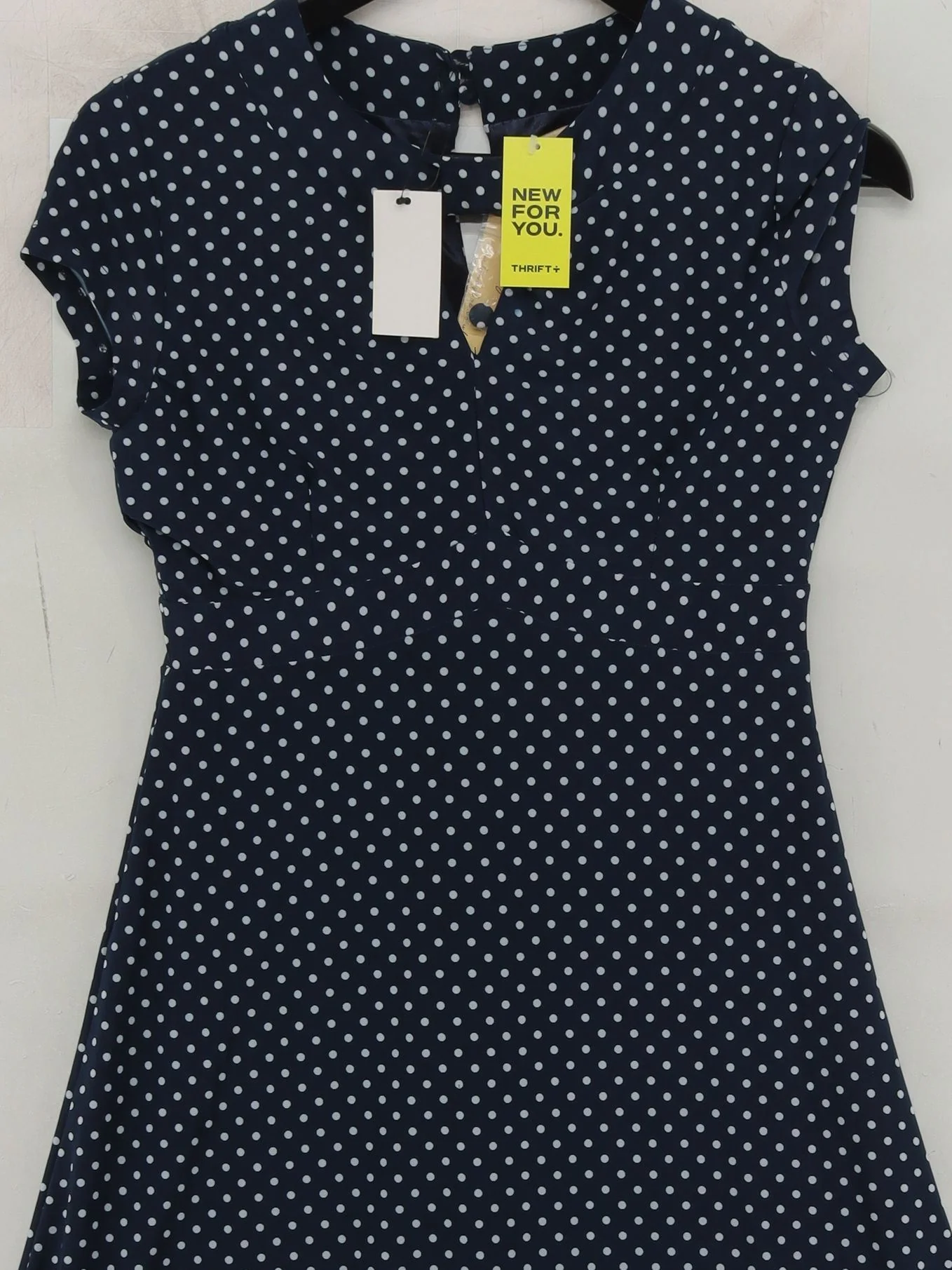 Lindy Bop Skater Midi Dress UK10 in Blue - Image 3