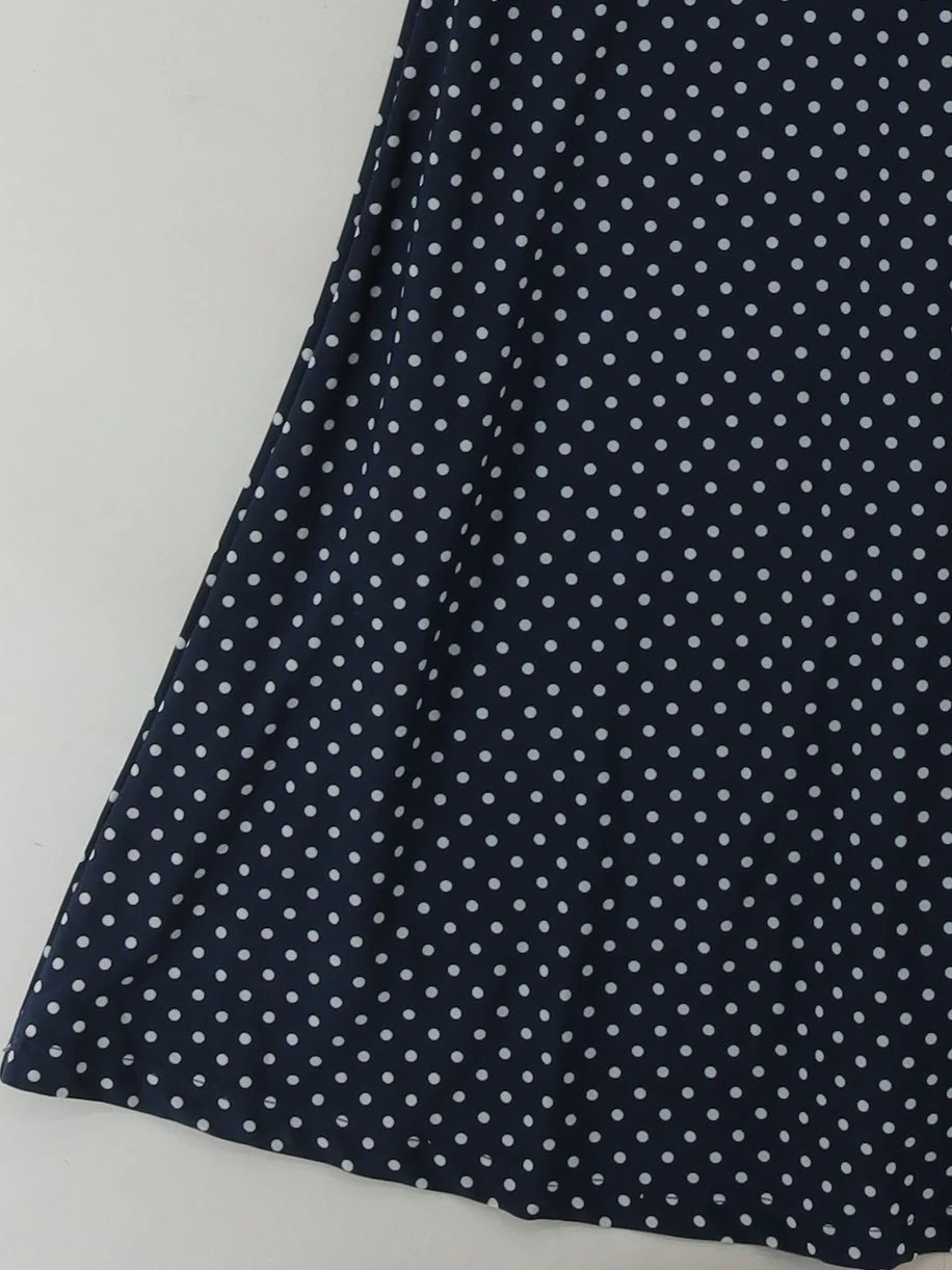 Lindy Bop Skater Midi Dress UK10 in Blue - Image 4
