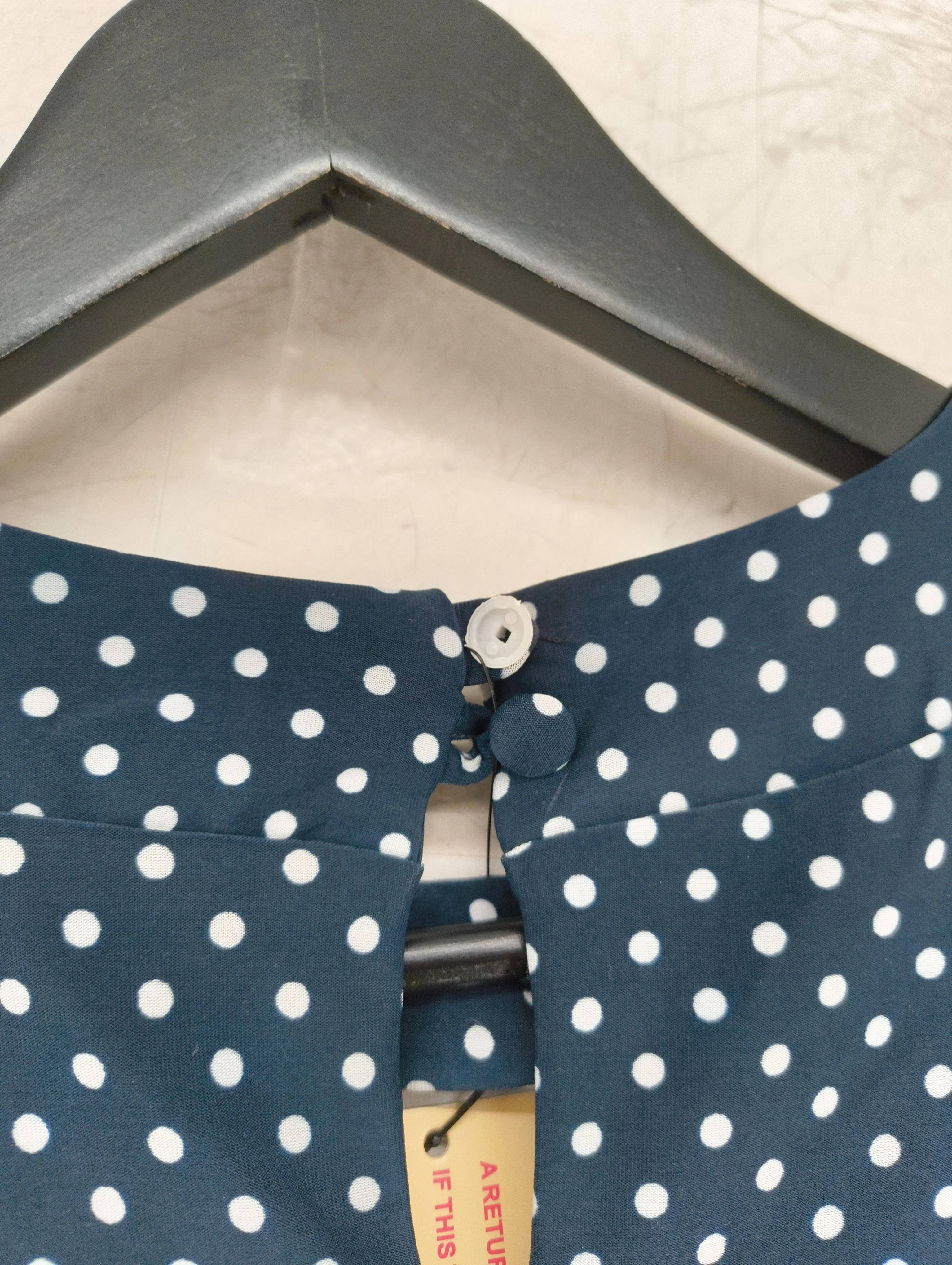 Lindy Bop Skater Midi Dress UK10 in Blue - Image 5