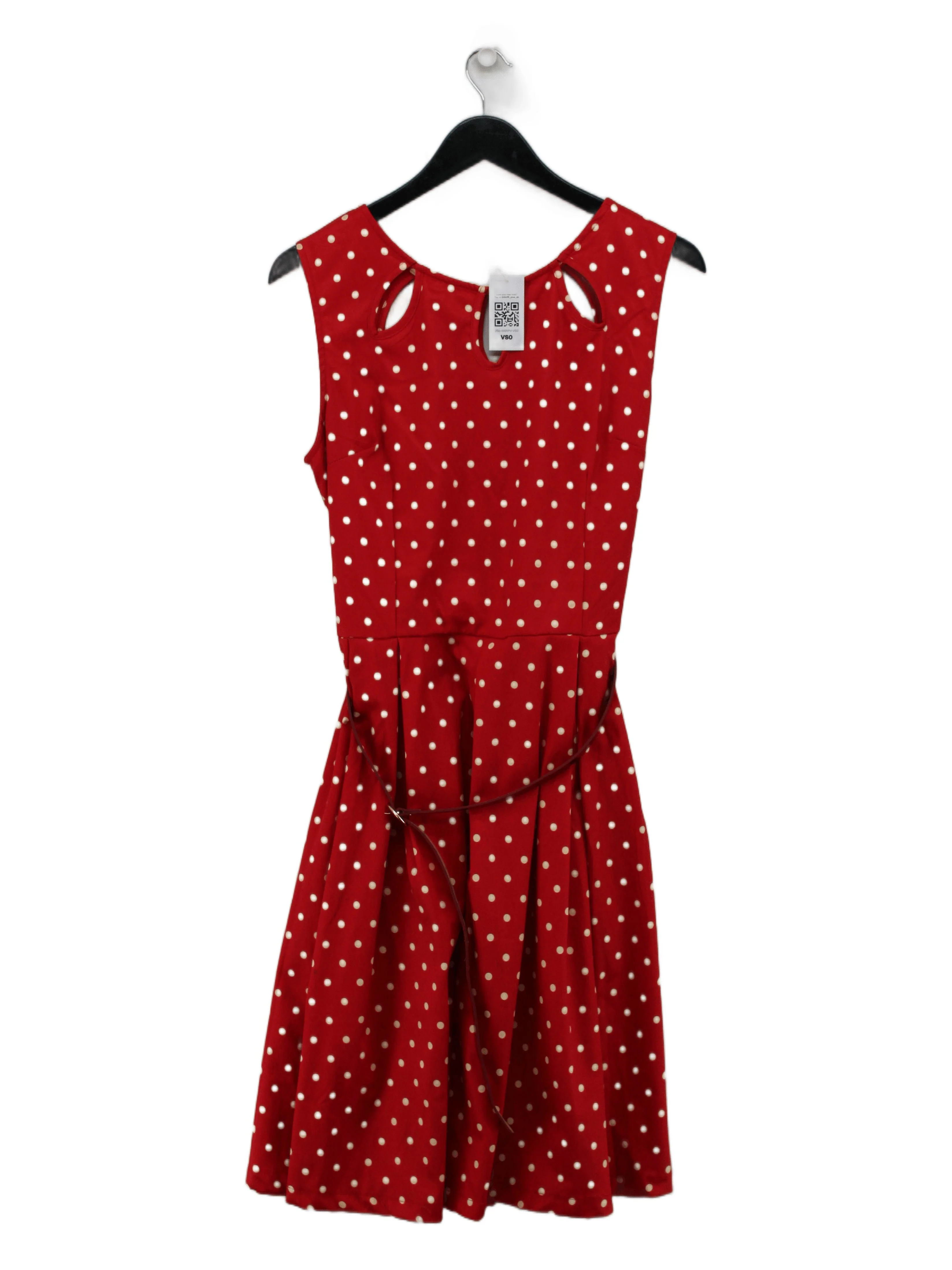Lindy Bop Skater Mini Dress UK16 in Red