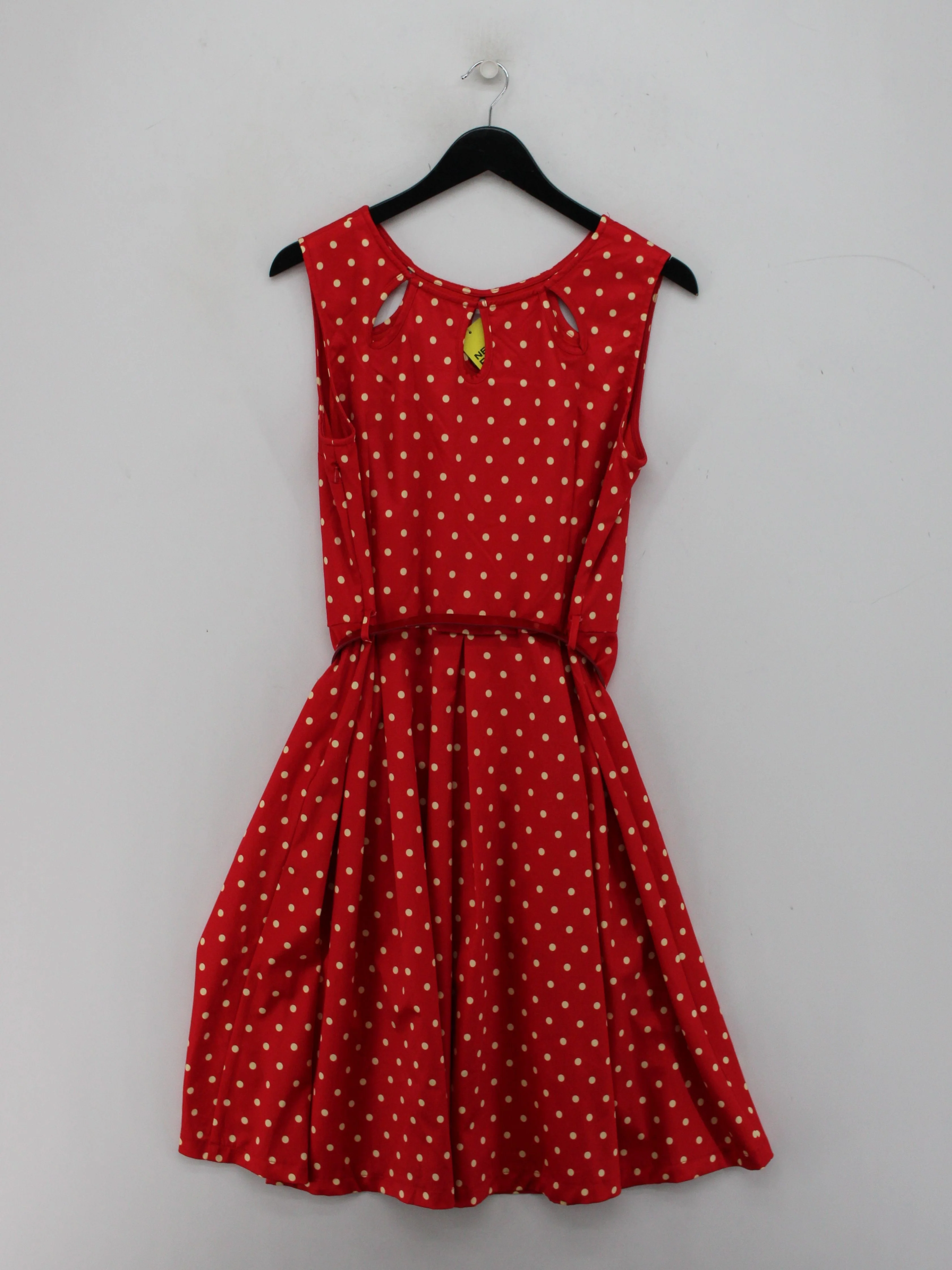 Lindy Bop Skater Mini Dress UK16 in Red - Image 2