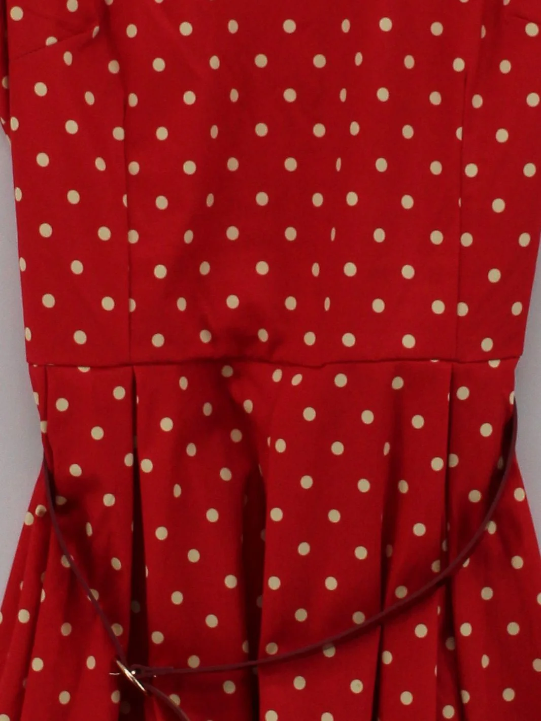 Lindy Bop Skater Mini Dress UK16 in Red - Image 3