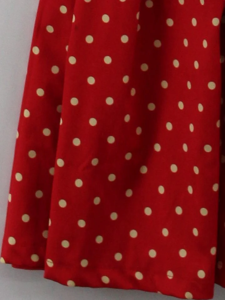 Lindy Bop Skater Mini Dress UK16 in Red - Image 4