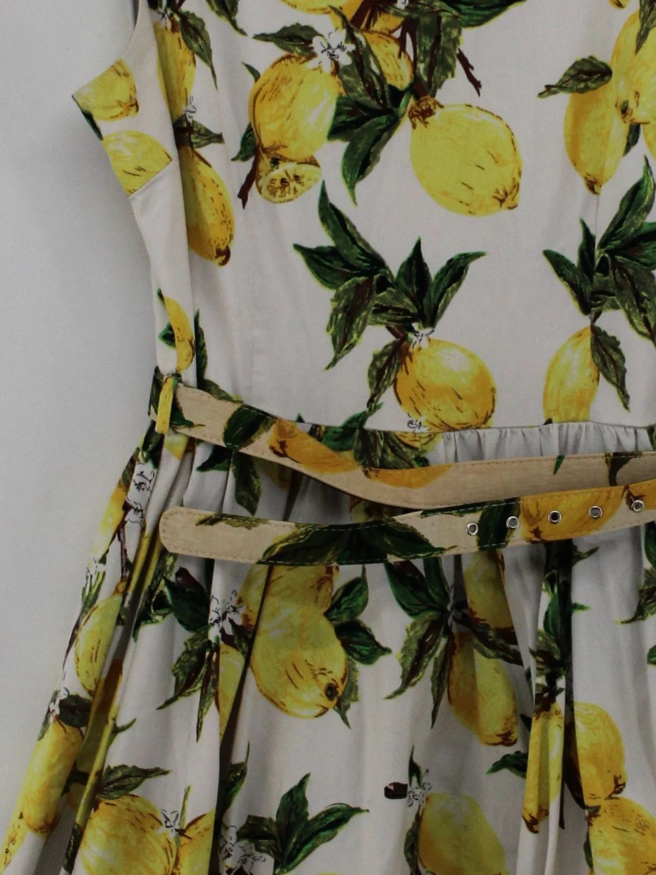 Lindy Bop Skater Mini Dress UK16 in White - Image 3