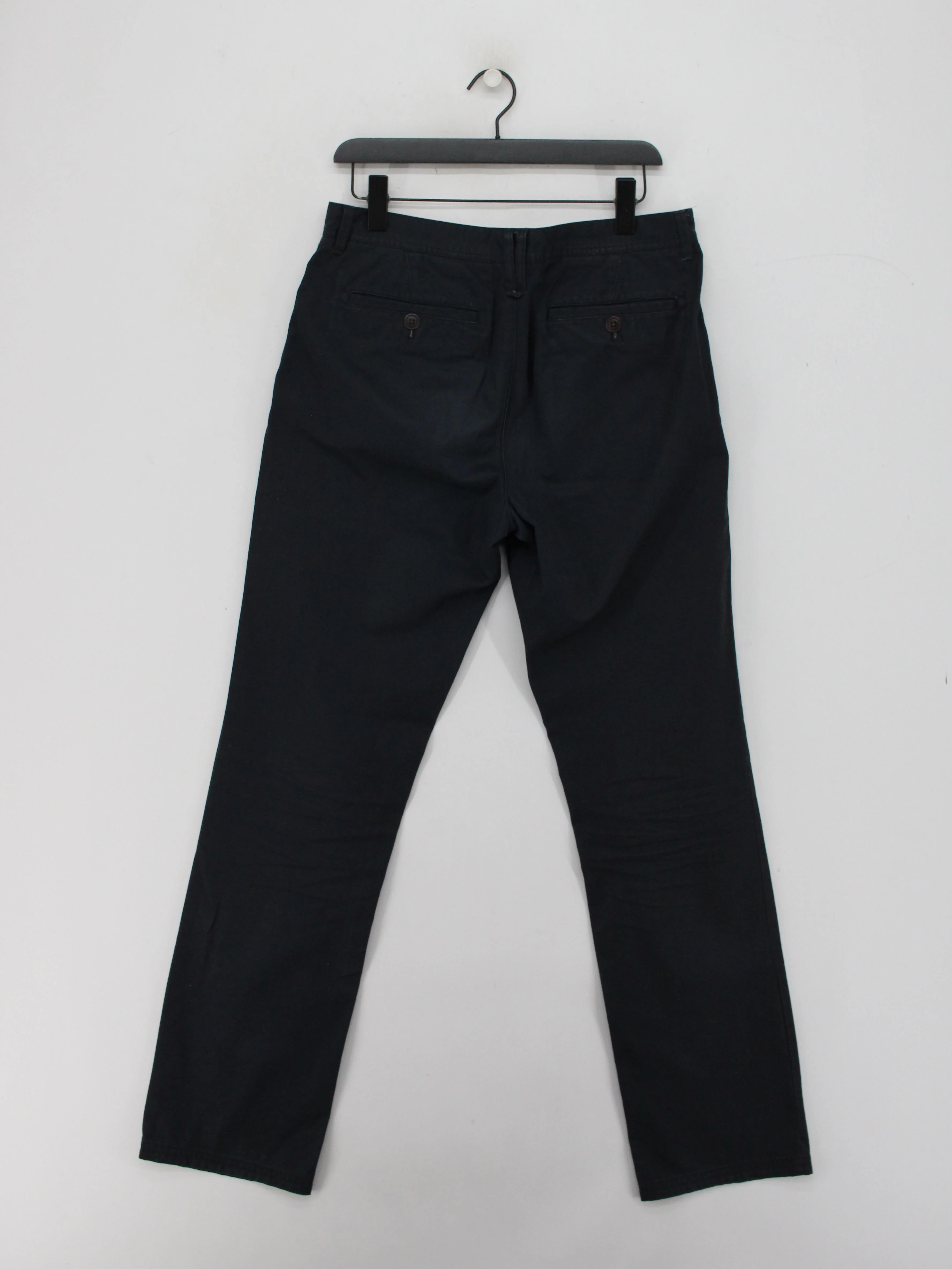 Linea Men's Trousers L Blue 100% Cotton Straight Chino - Image 2